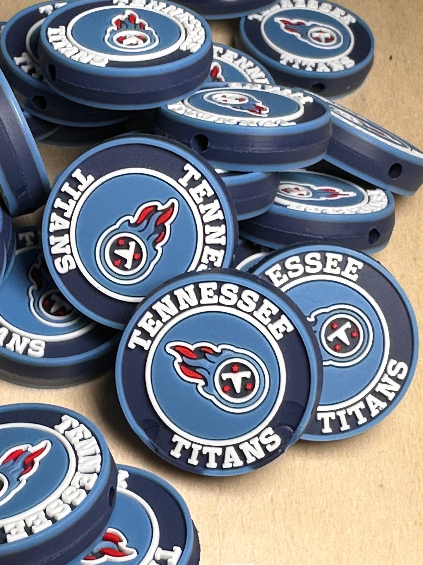 Tennessee Titans Football team focal bead / football