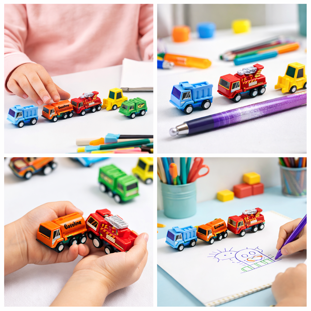 Truck Focal Beads/ truck bead/dump truck/concrete mixer/trash truck/forklift/semi truck/police car/tanker truck