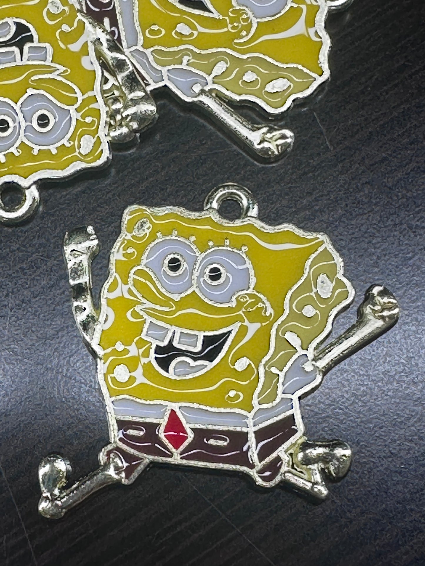Yellow guy enamel metal charms/ DIY charm bracelet/ DIY necklace