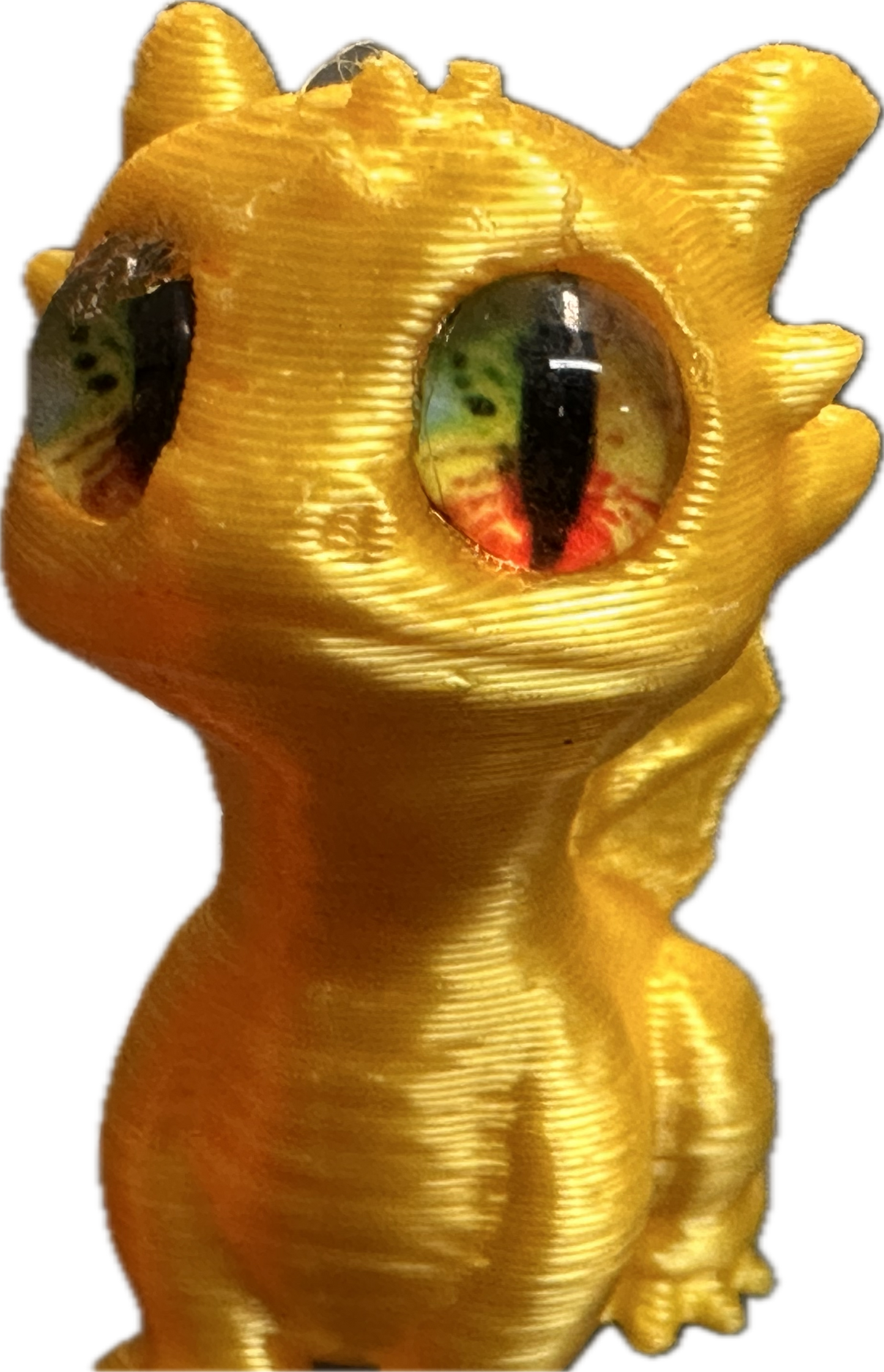 3D Dragon Bead/ beadable pen/ clay bead/ keychain bead/DIY/ cat eyes