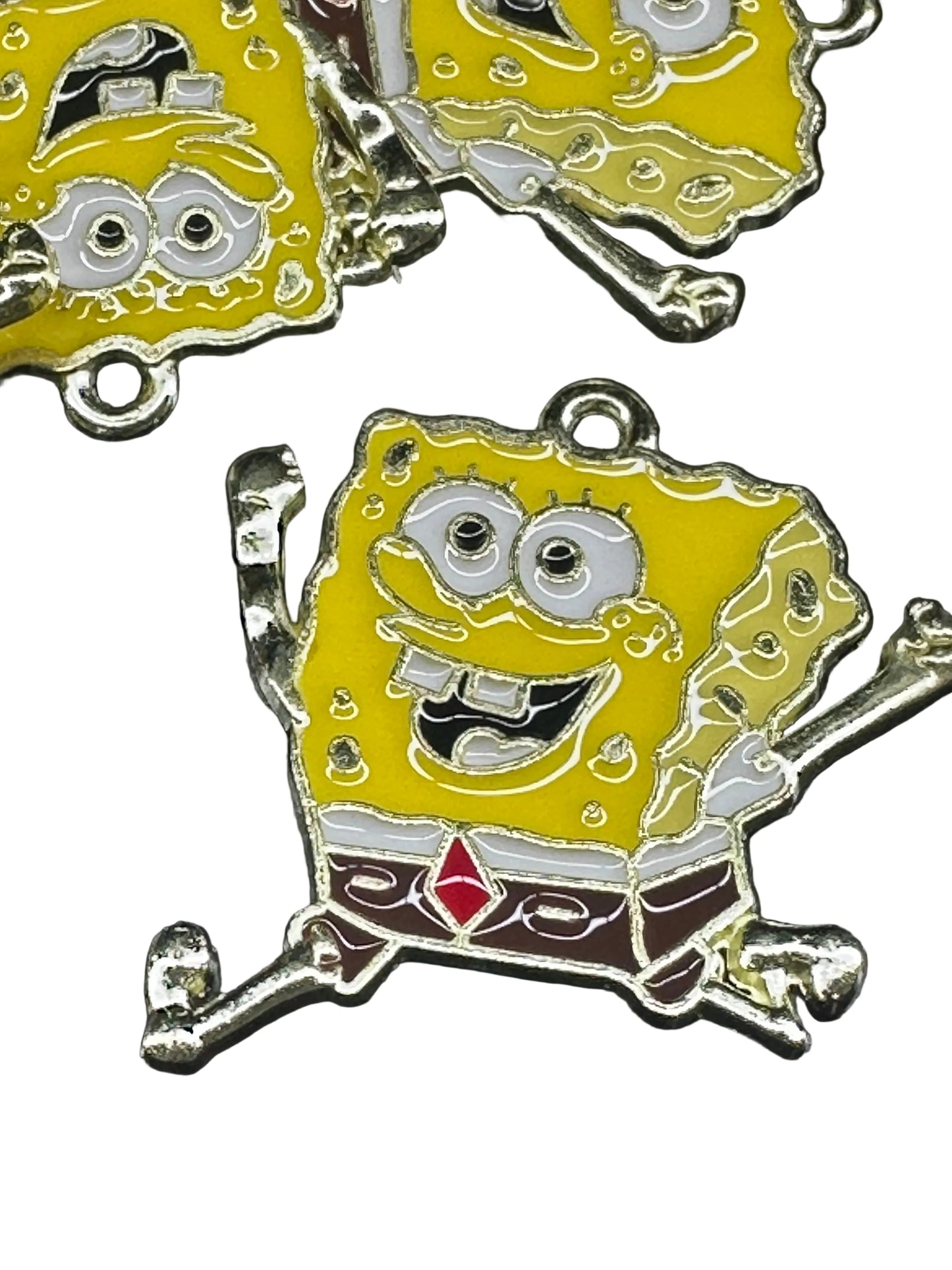 Yellow guy enamel metal charms/ DIY charm bracelet/ DIY necklace