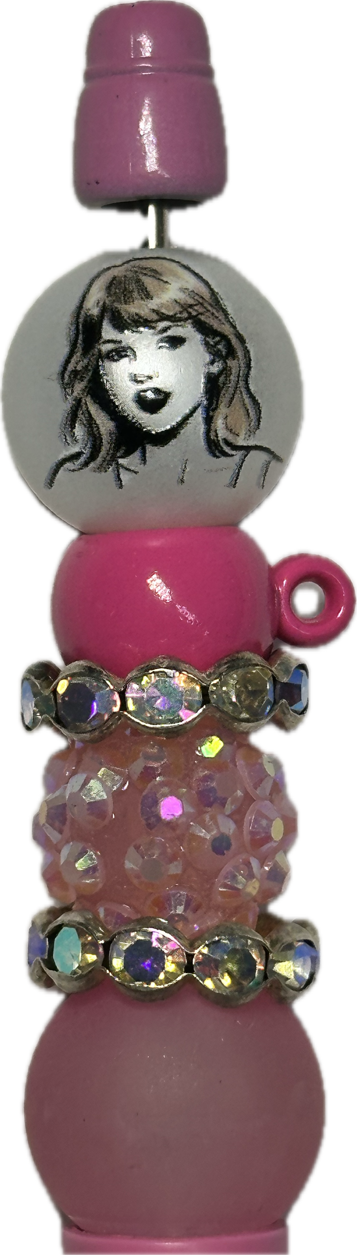 Thick Spacer Bail Beads/ jewelry Bead/ beadable pen beads/ keychain bead/bead/used for dangle charms / Spacer Bead
