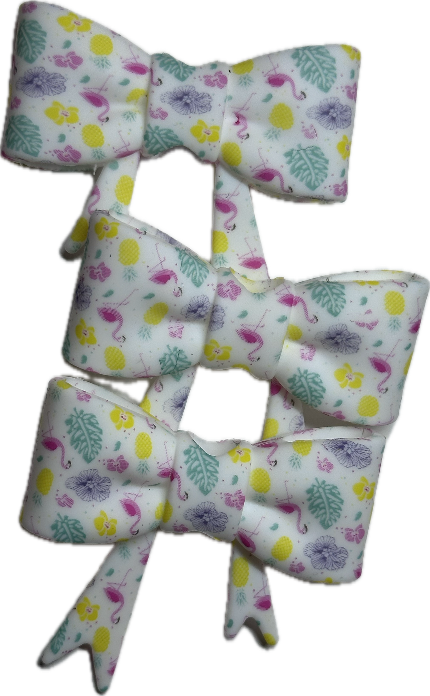 Silicone Bows Focal Bead • Floral Bow Charm • DIY Beaded Pen/ 3 styles to choose from