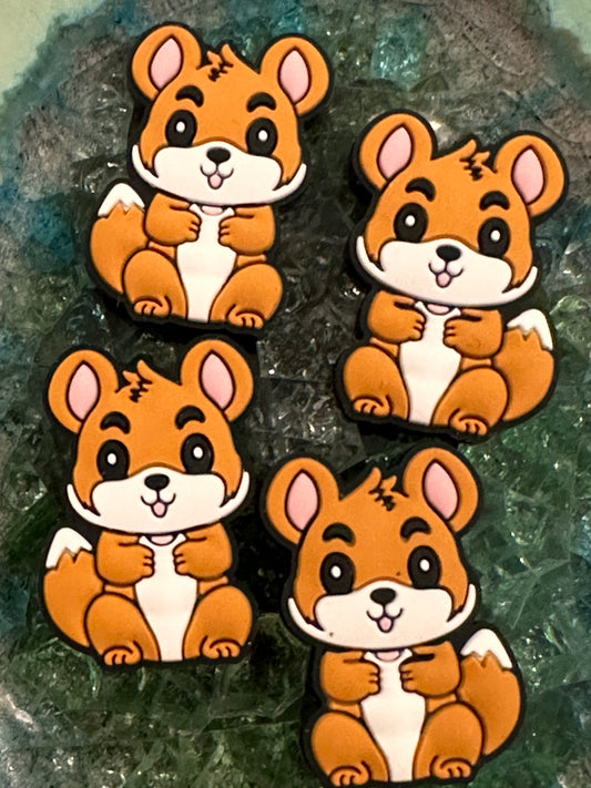 Cute fox focal bead