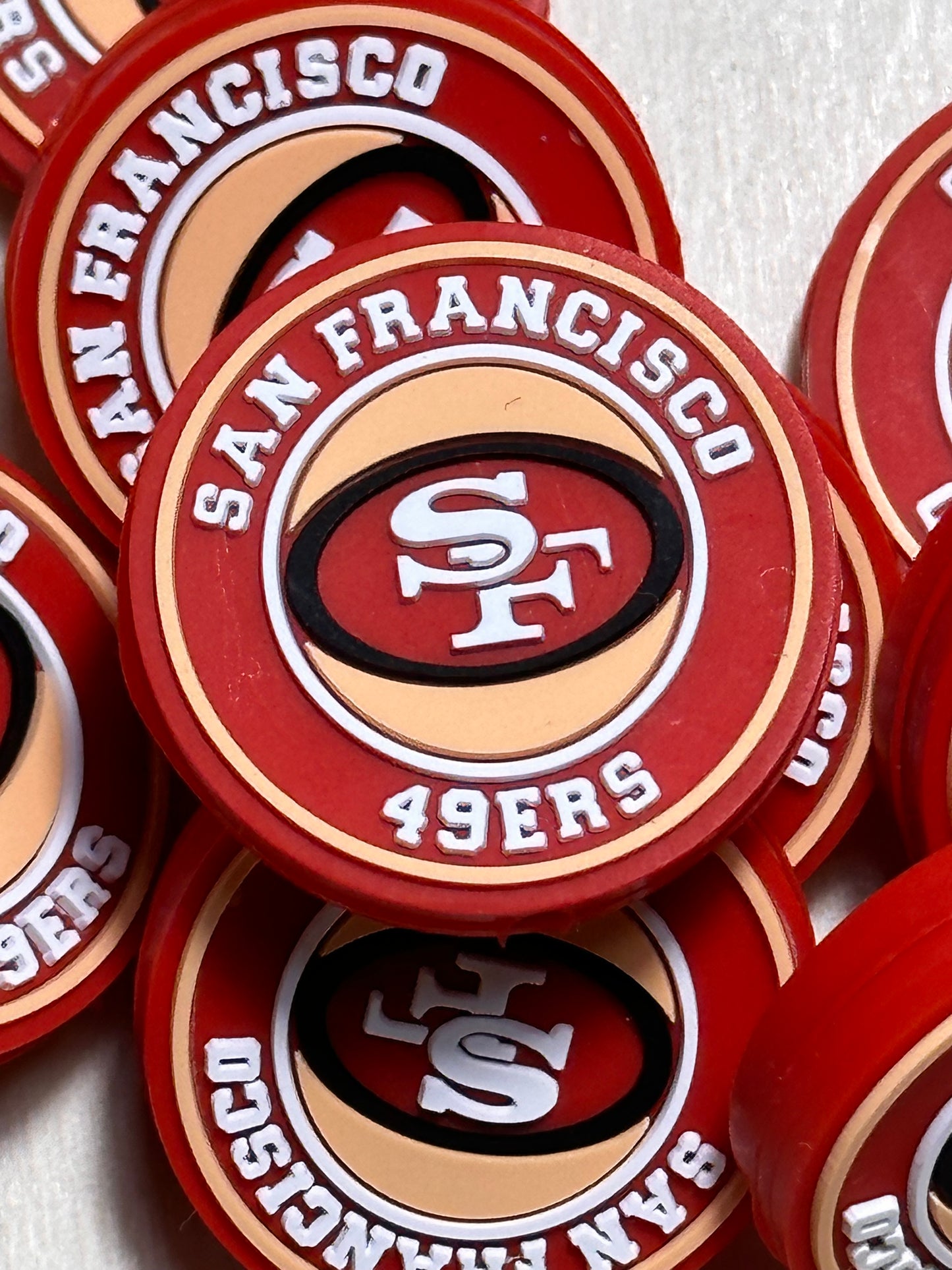 SF 49ers focal bead