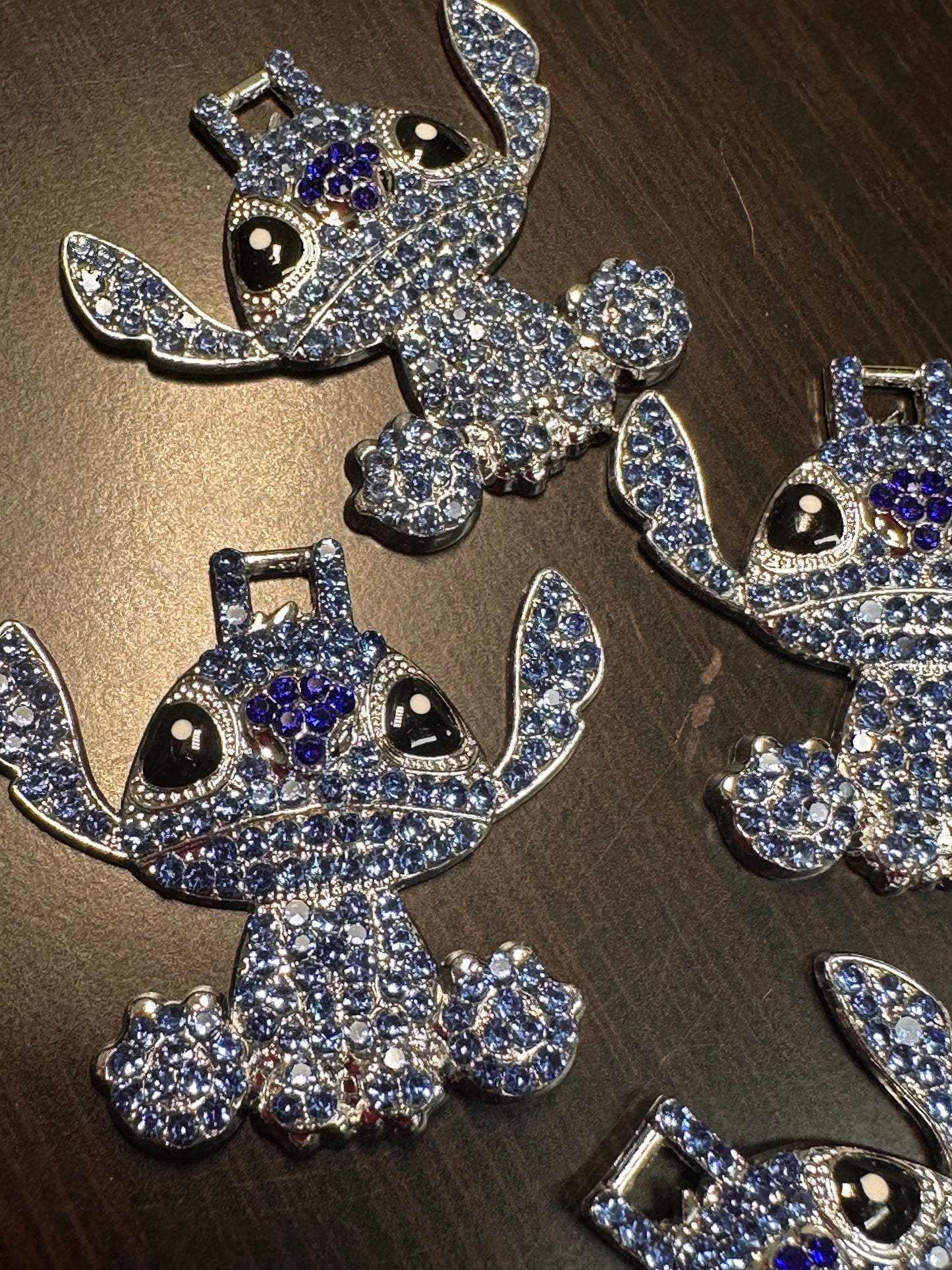 Large Blue guy Stit Enamel rhinestone metal charms/ DIY charm bracelet/ DIY necklace/ stit1/ earrings