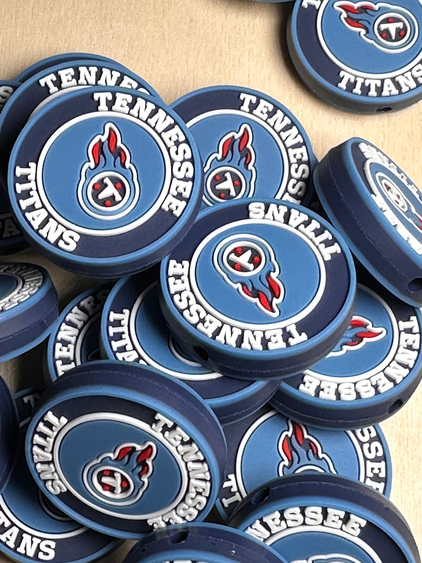 Tennessee Titans Football team focal bead / football