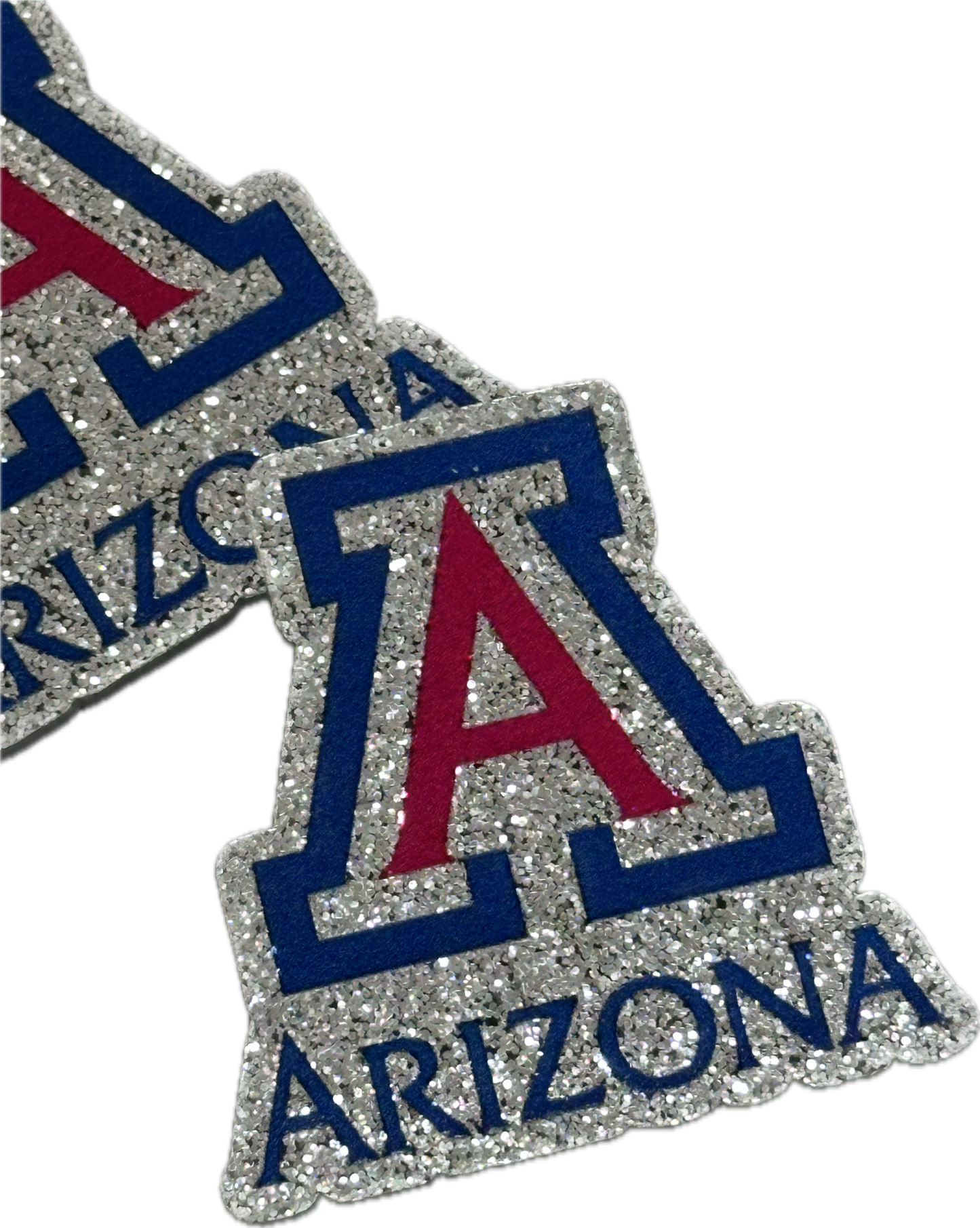 University of Arizona -set of two (2) Badge Reel acrylic pieces/ cute print/ badge reel/ DIY keychain/ Wildcats