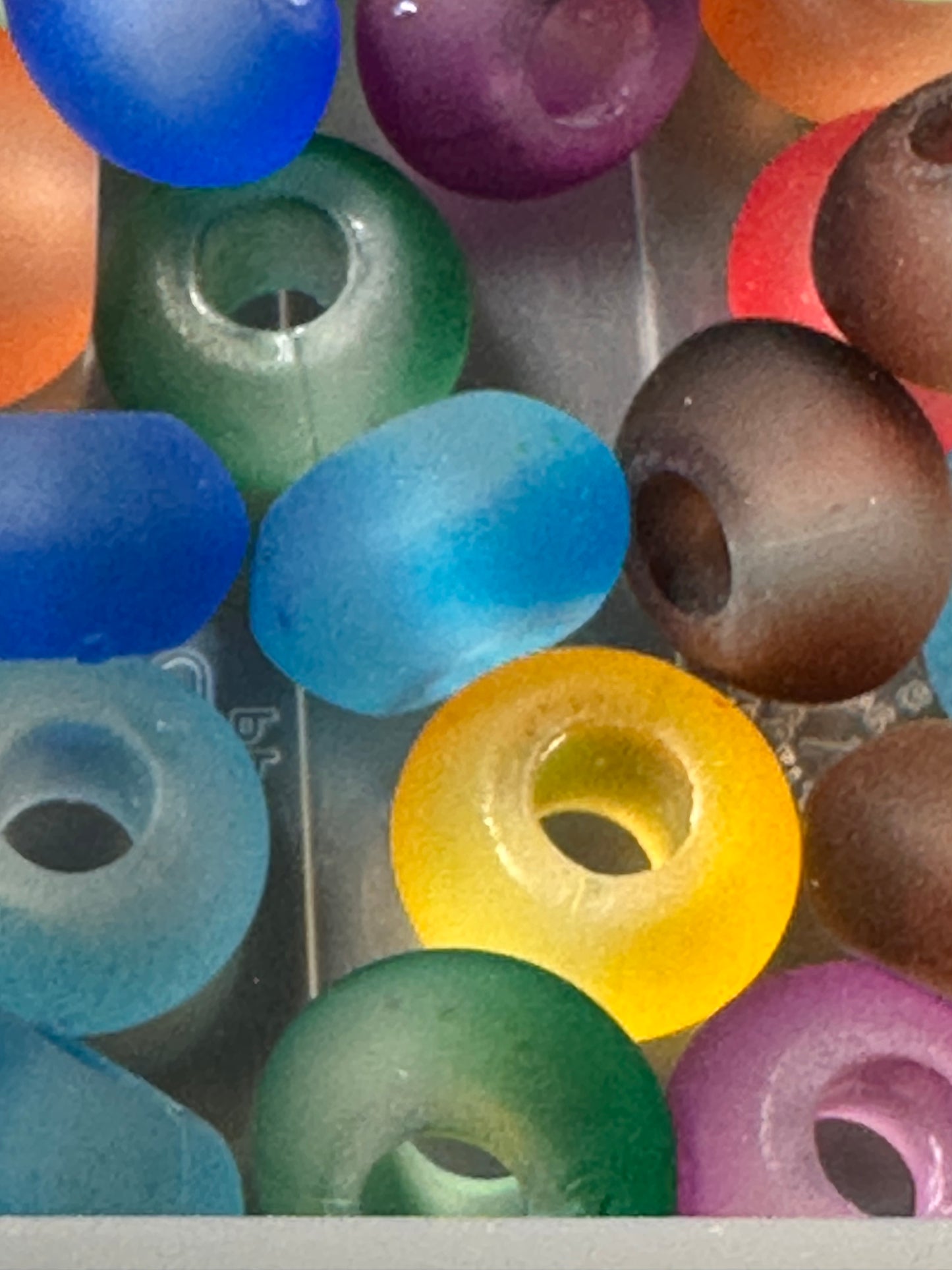 Frosted acrylic spacer beads/ jewelry/ beadable pen beads/ keychain bead/ DIY/ approximately 12mm/STYLE 4