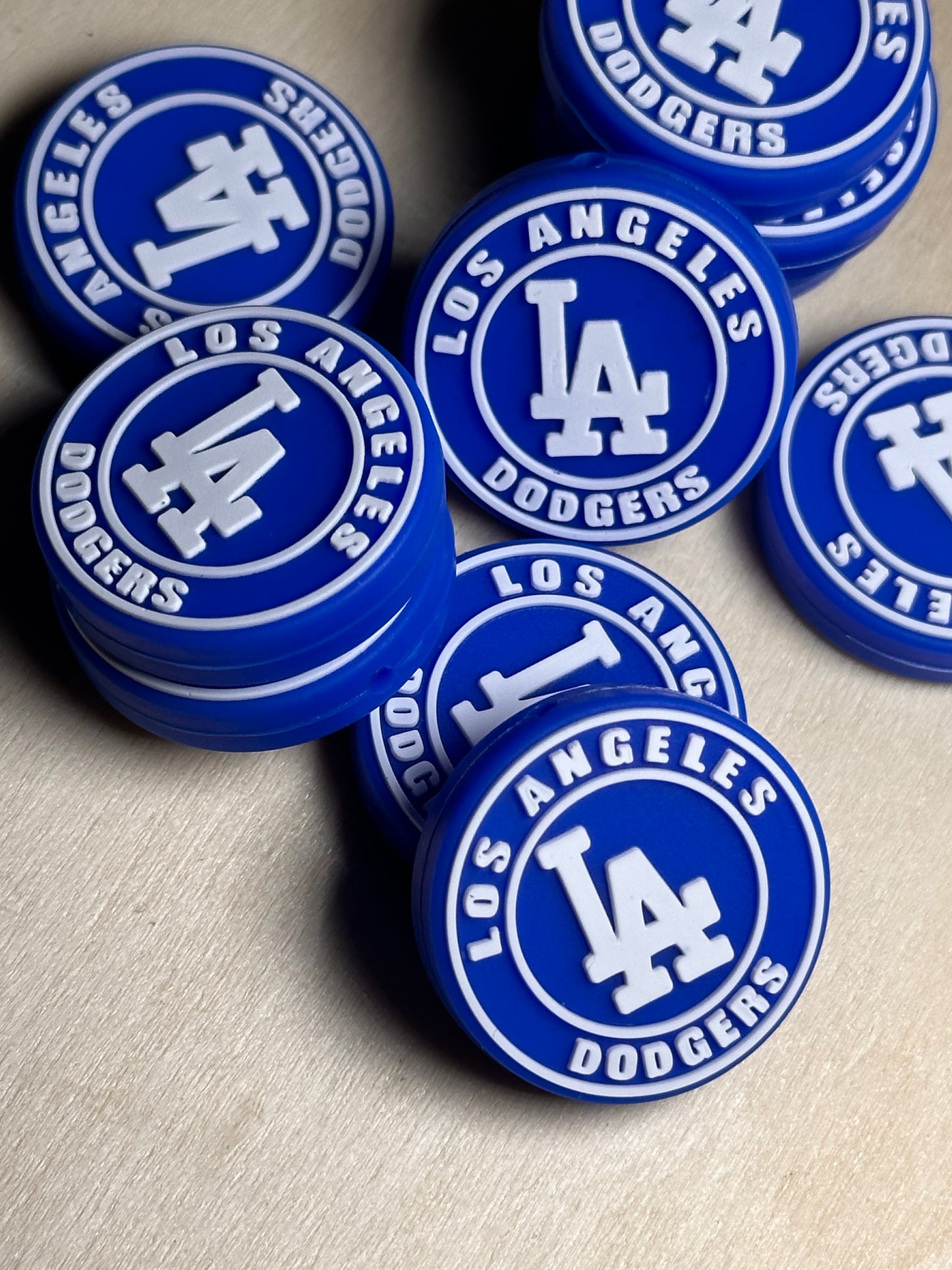 LA Dodgers focal bead/ baseball/ #2