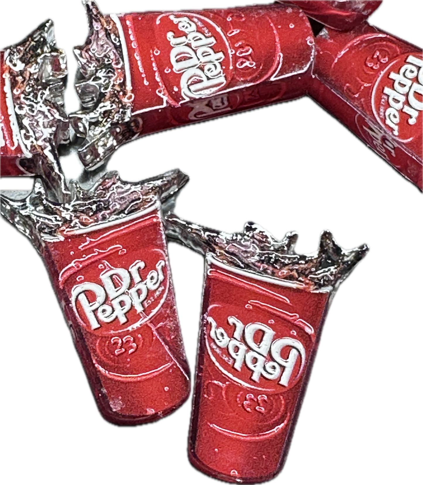 Cup of soda acrylic focal bead- set of 2/ focal bead/ pen beading / keychain bead/