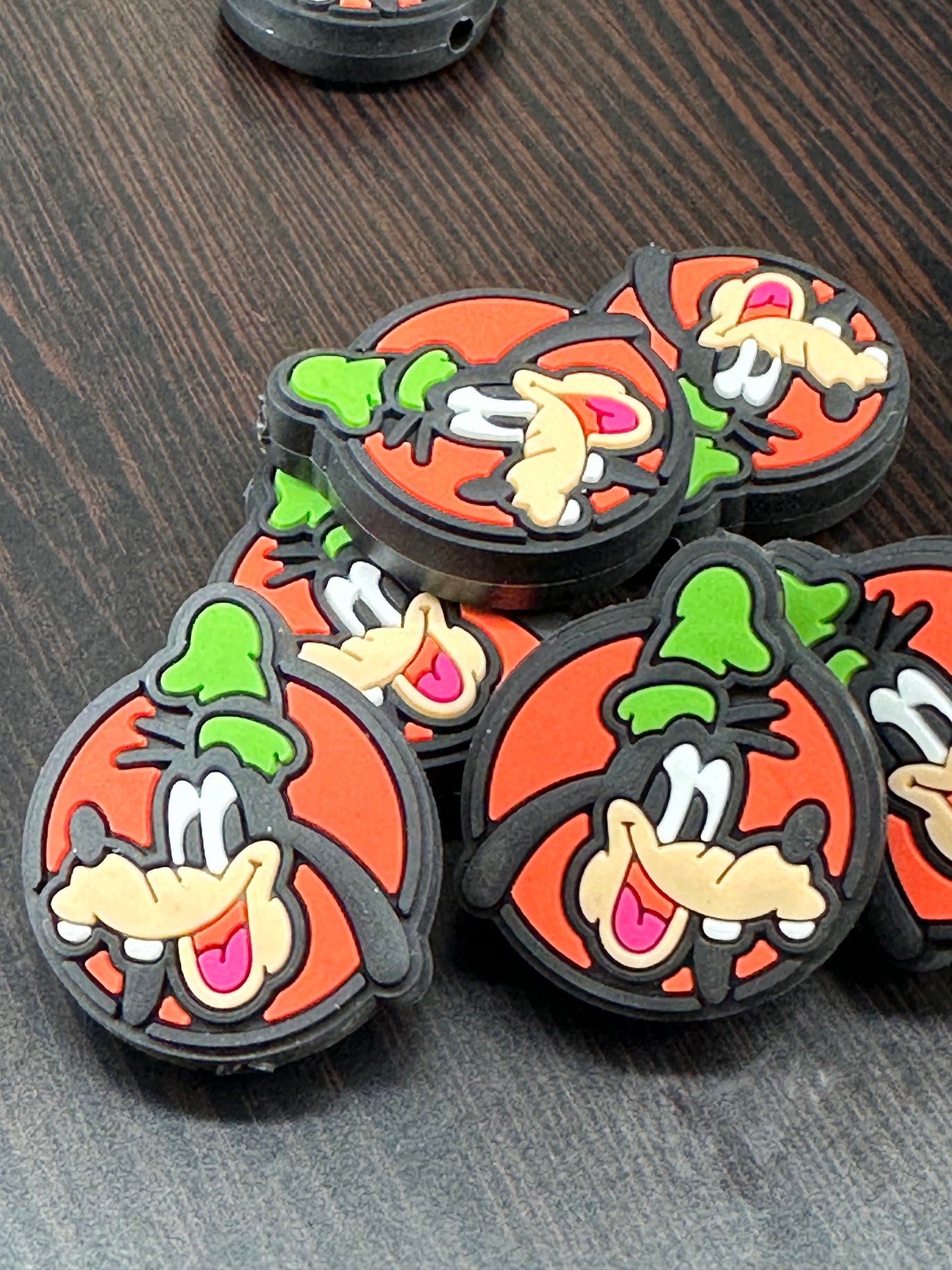 Favorite Focal Bead / silicone bead/silly dog