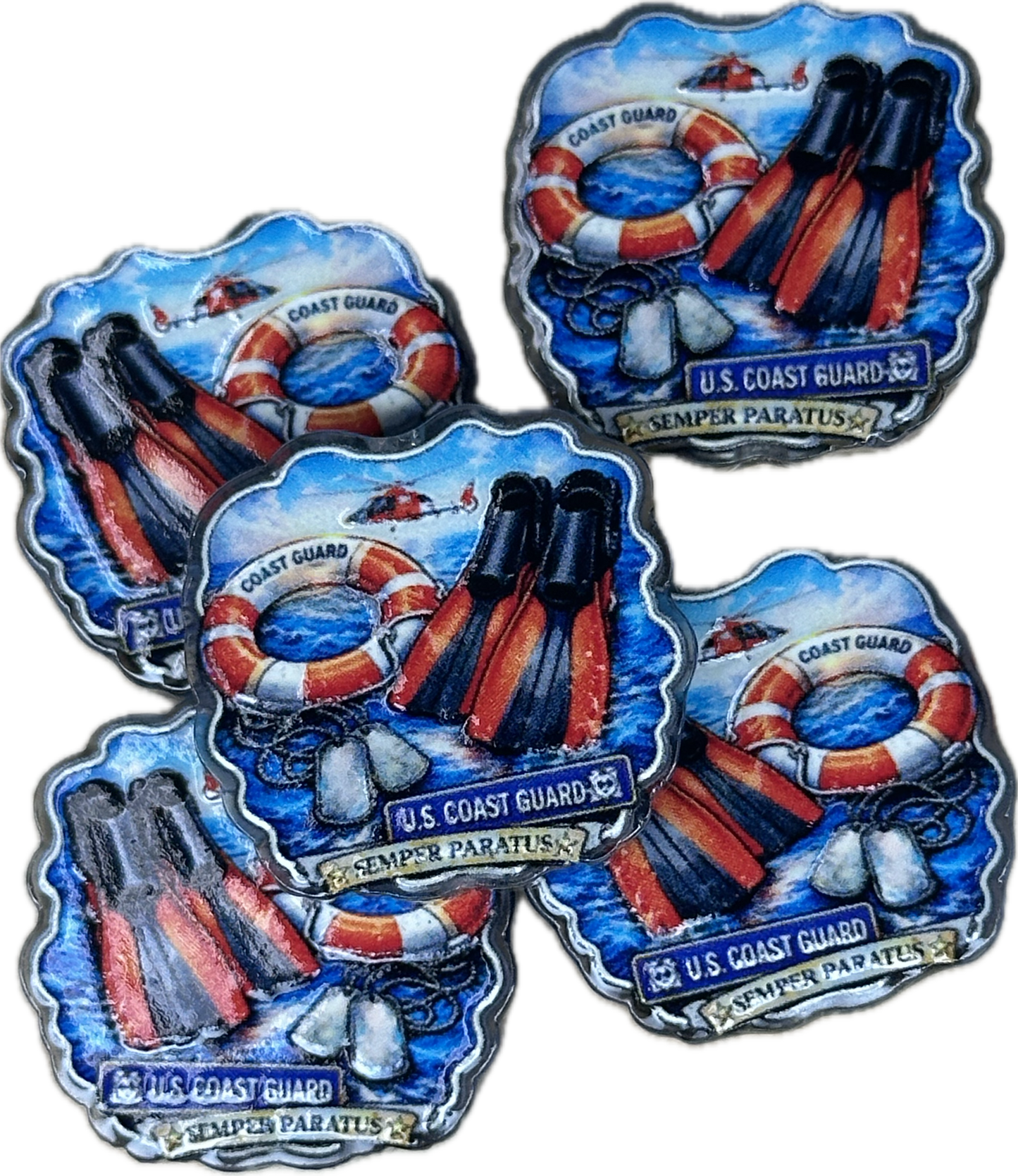 Veteran acrylic focal bead- set of 2/ focal bead/ pen beading / keychain bead/ military/ patriotic / custom bead