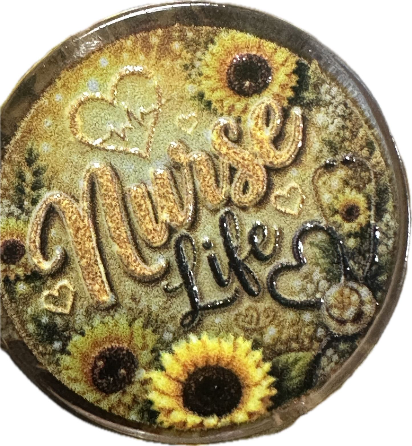 Nurse Life acrylic focal bead- set of 2/ focal bead/ pen beading / keychain bead/