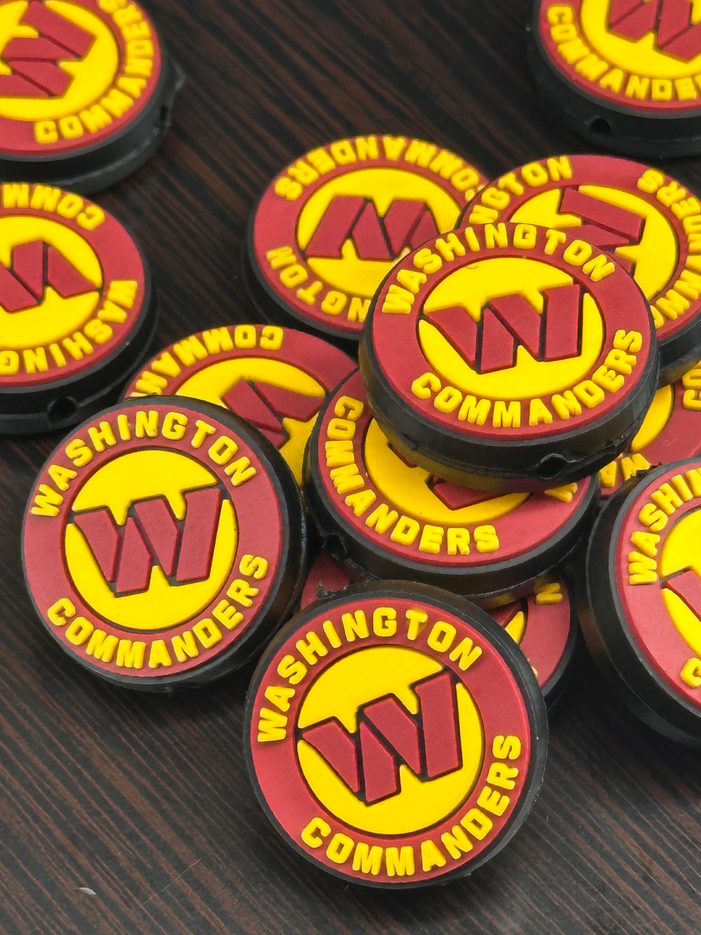 Washington Commanders focal bead / football / Washington redskins