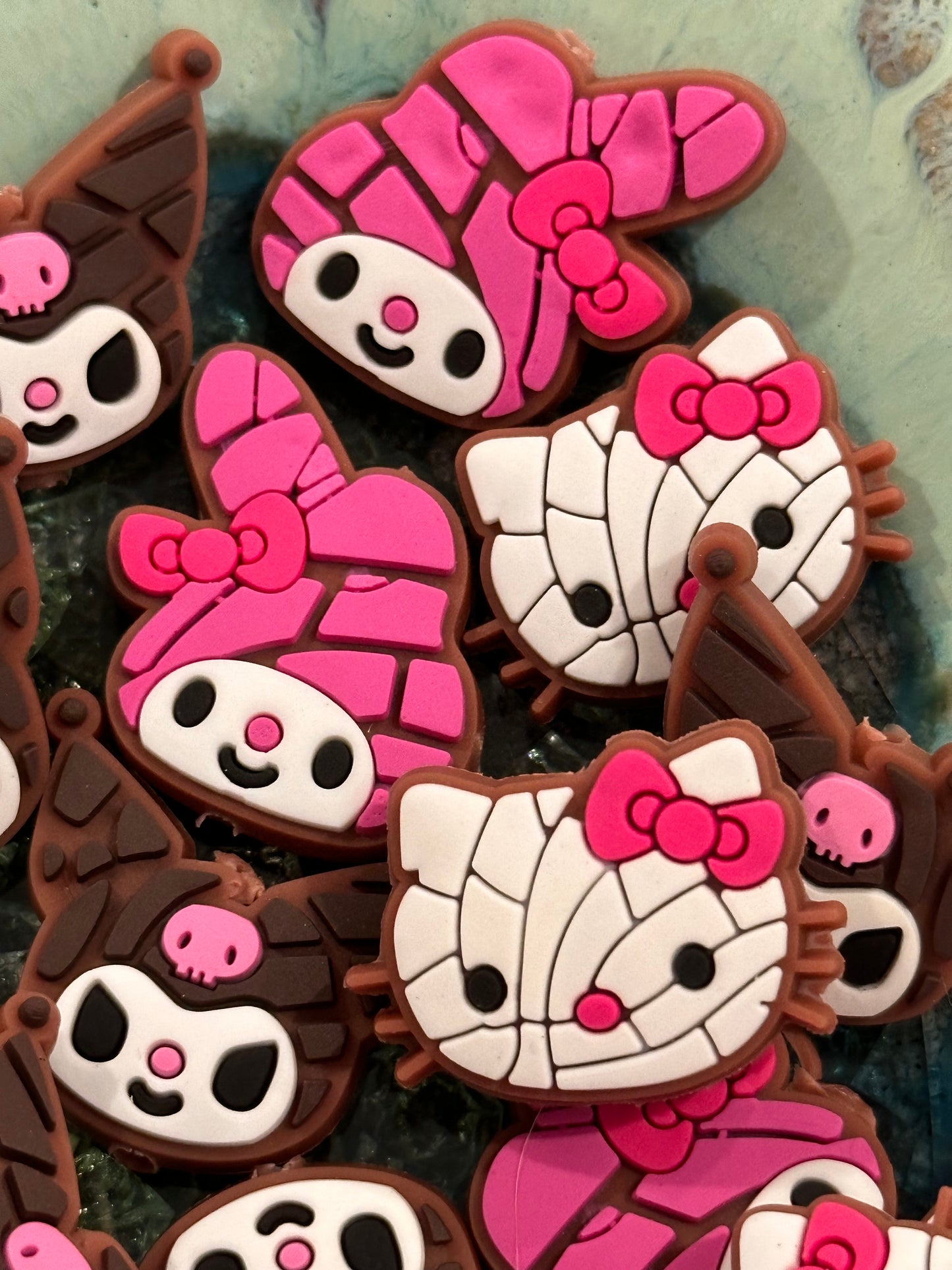 Cookie focal beads