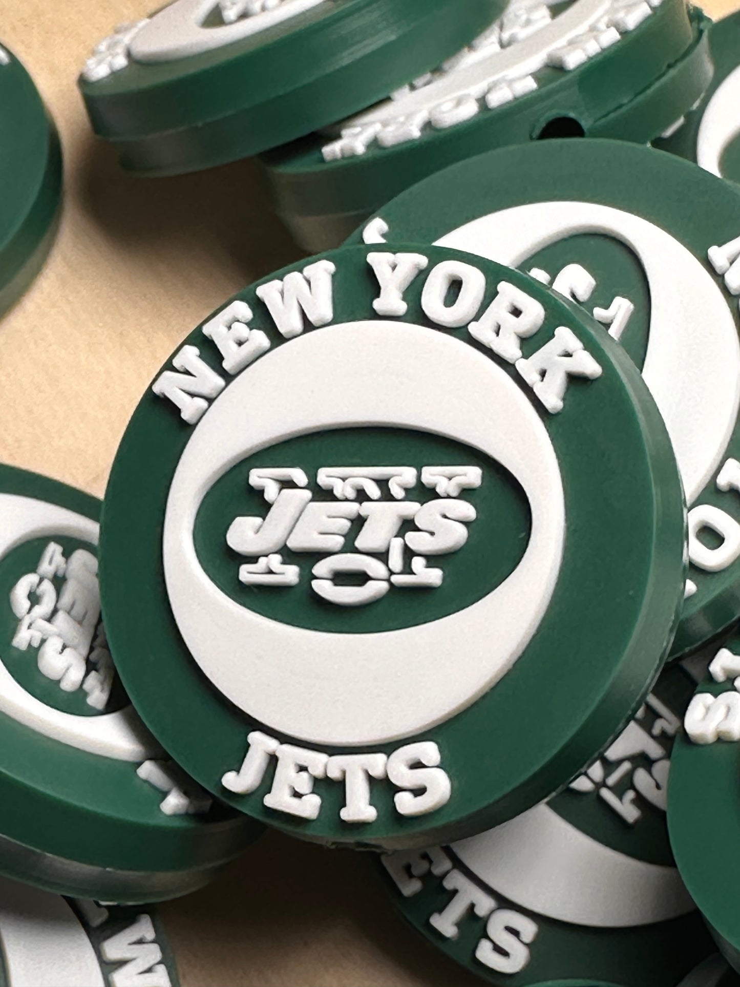 NY Jets Football team focal bead / New York