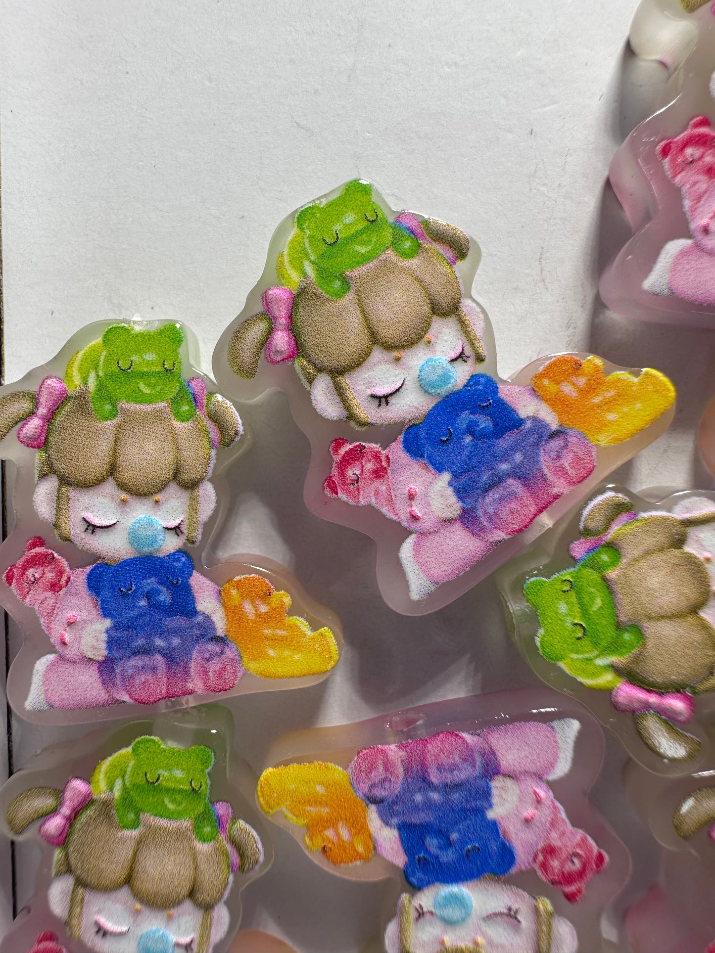 Baby acrylic focal bead- set of 2/ focal bead/ pen beading / keychain bead/ infant