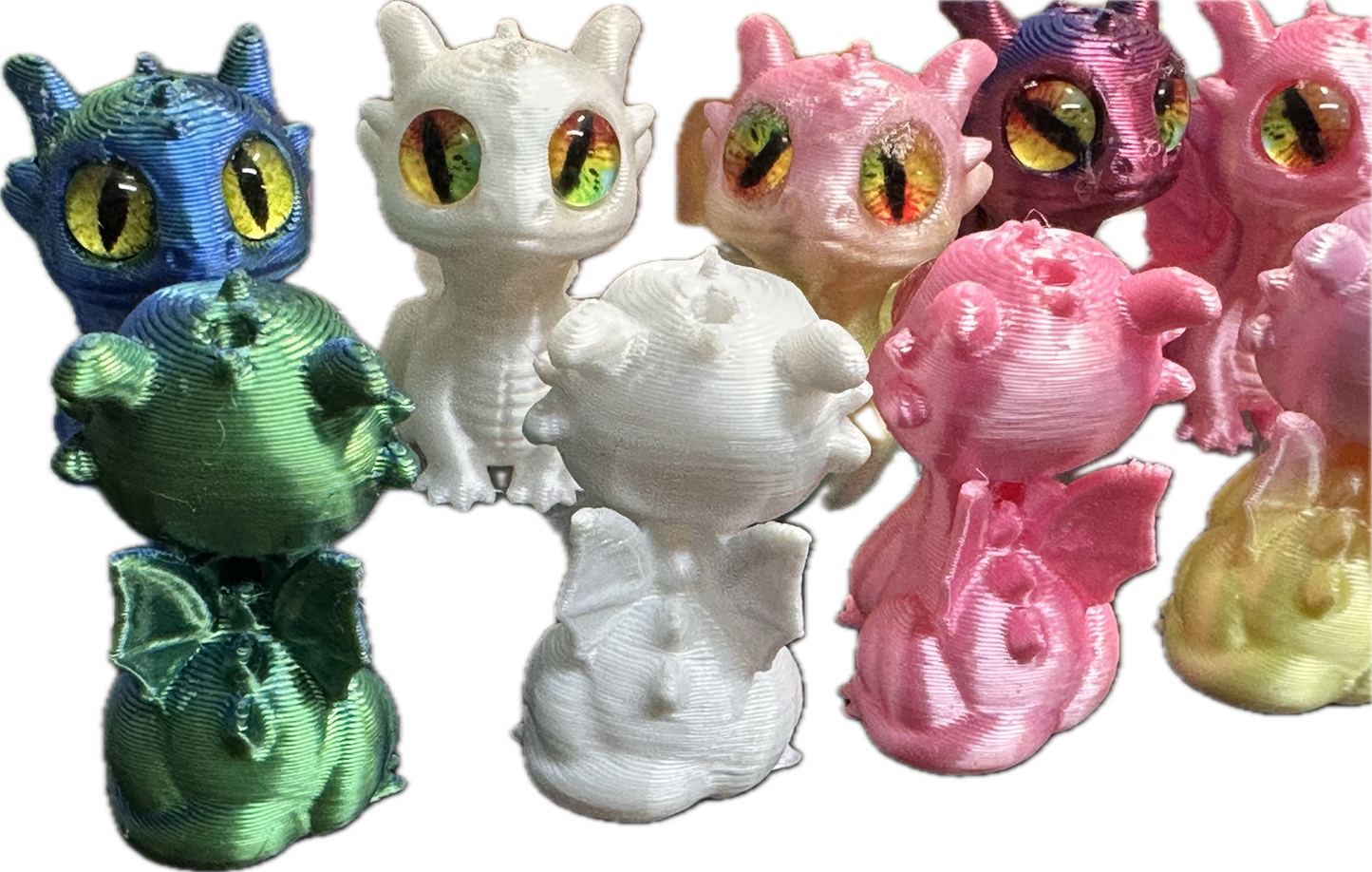 3D Dragon Bead/ beadable pen/ clay bead/ keychain bead/DIY/ cat eyes