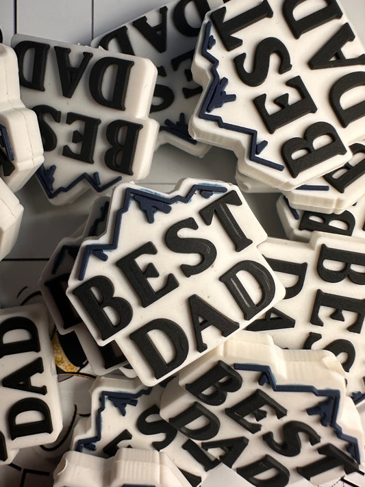 Best Dad Focal Bead/ Fathers Day Focal Bead