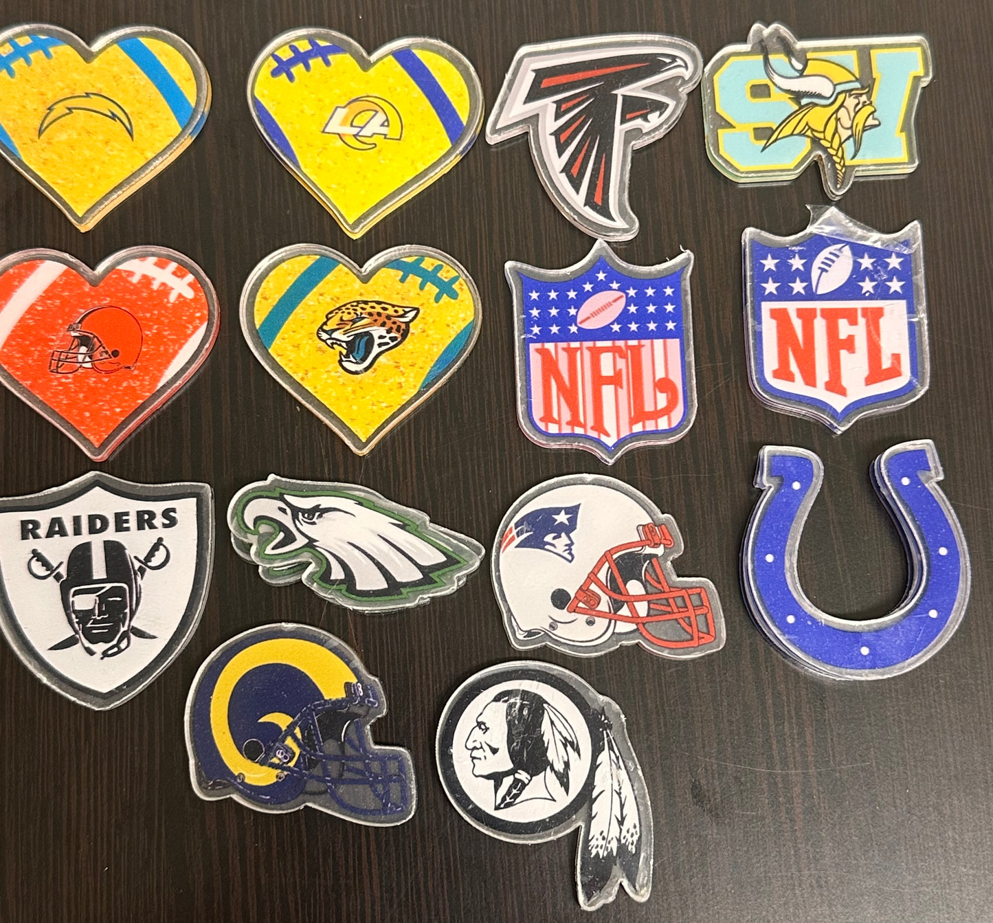 Sports Planars/ Badge Reel - acrylic pieces/ keychain