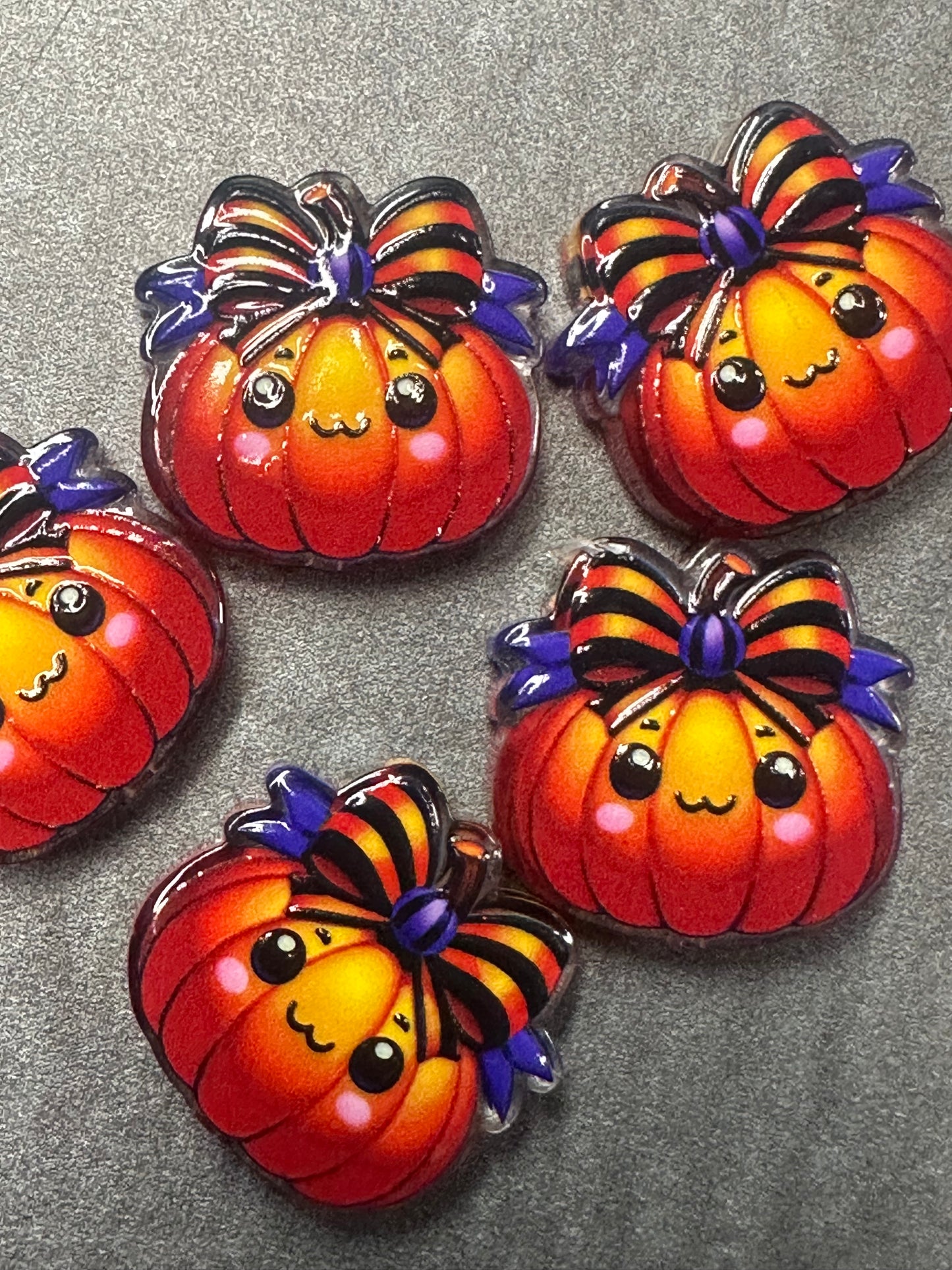 Halloween acrylic focal bead- set of 2/ focal bead/ pen beading / keychain bead/