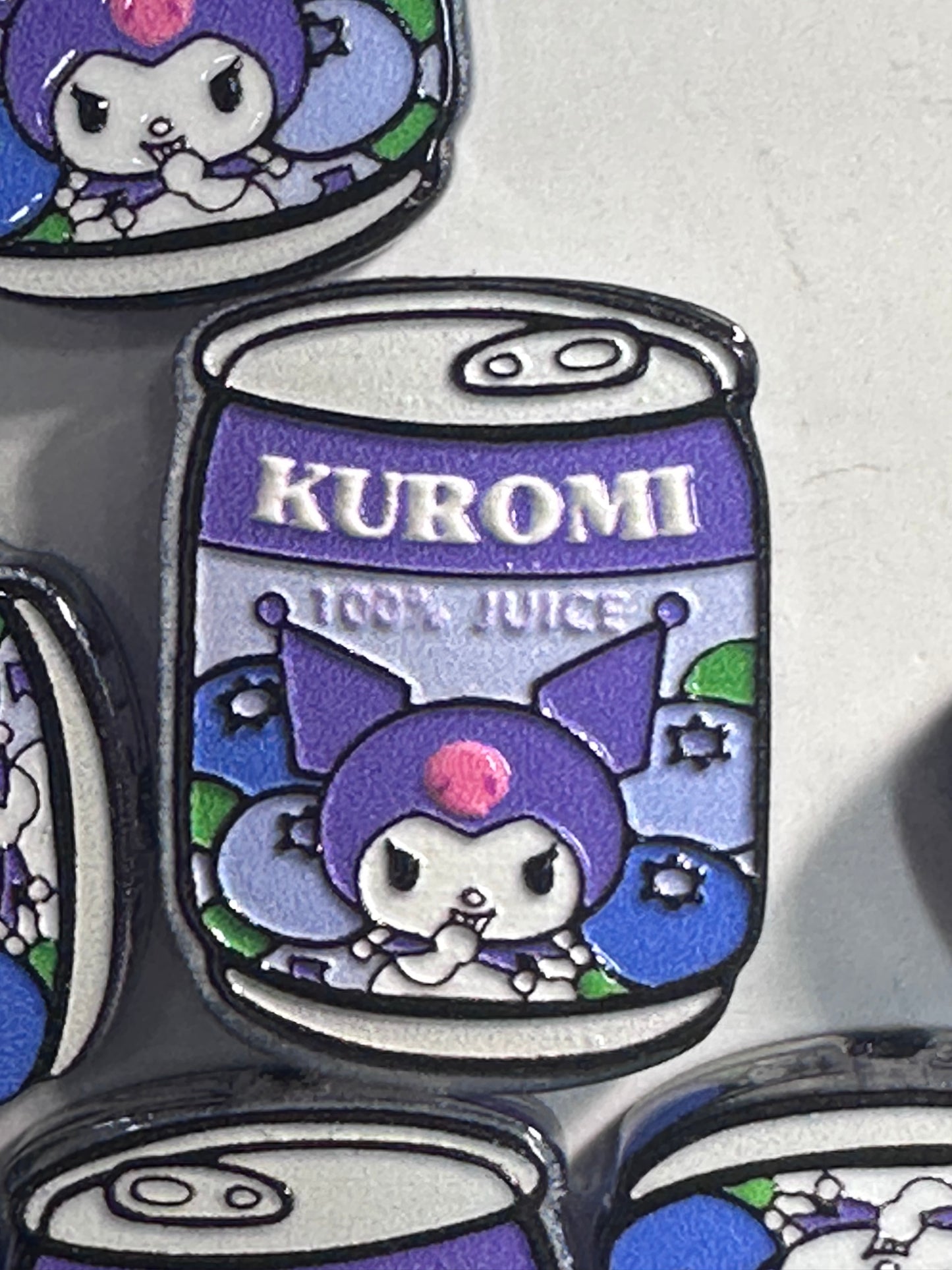 Kuku Juice acrylic focal bead- set of 2/ focal bead/ pen beading / keychain bead/