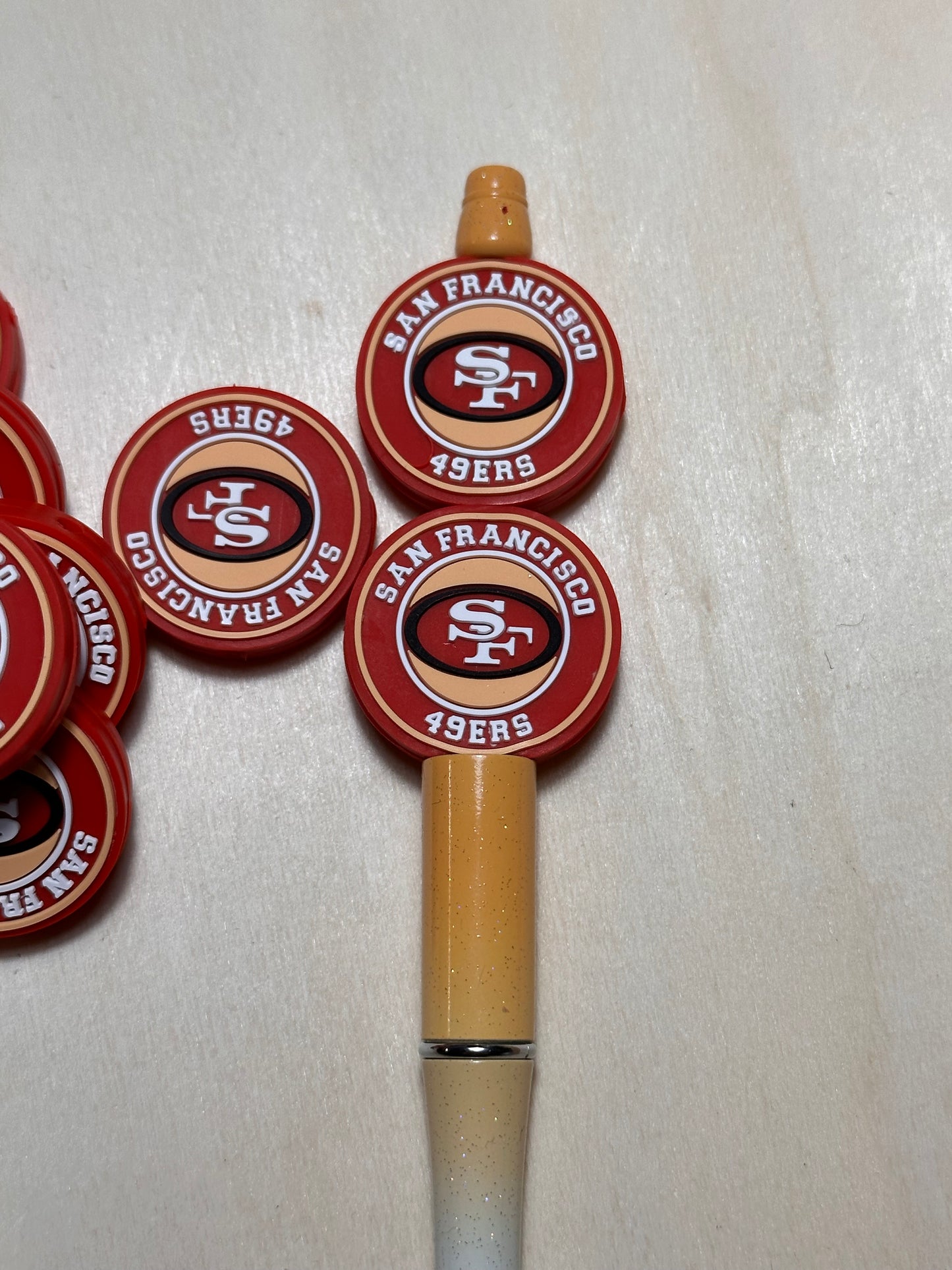 SF 49ers focal bead