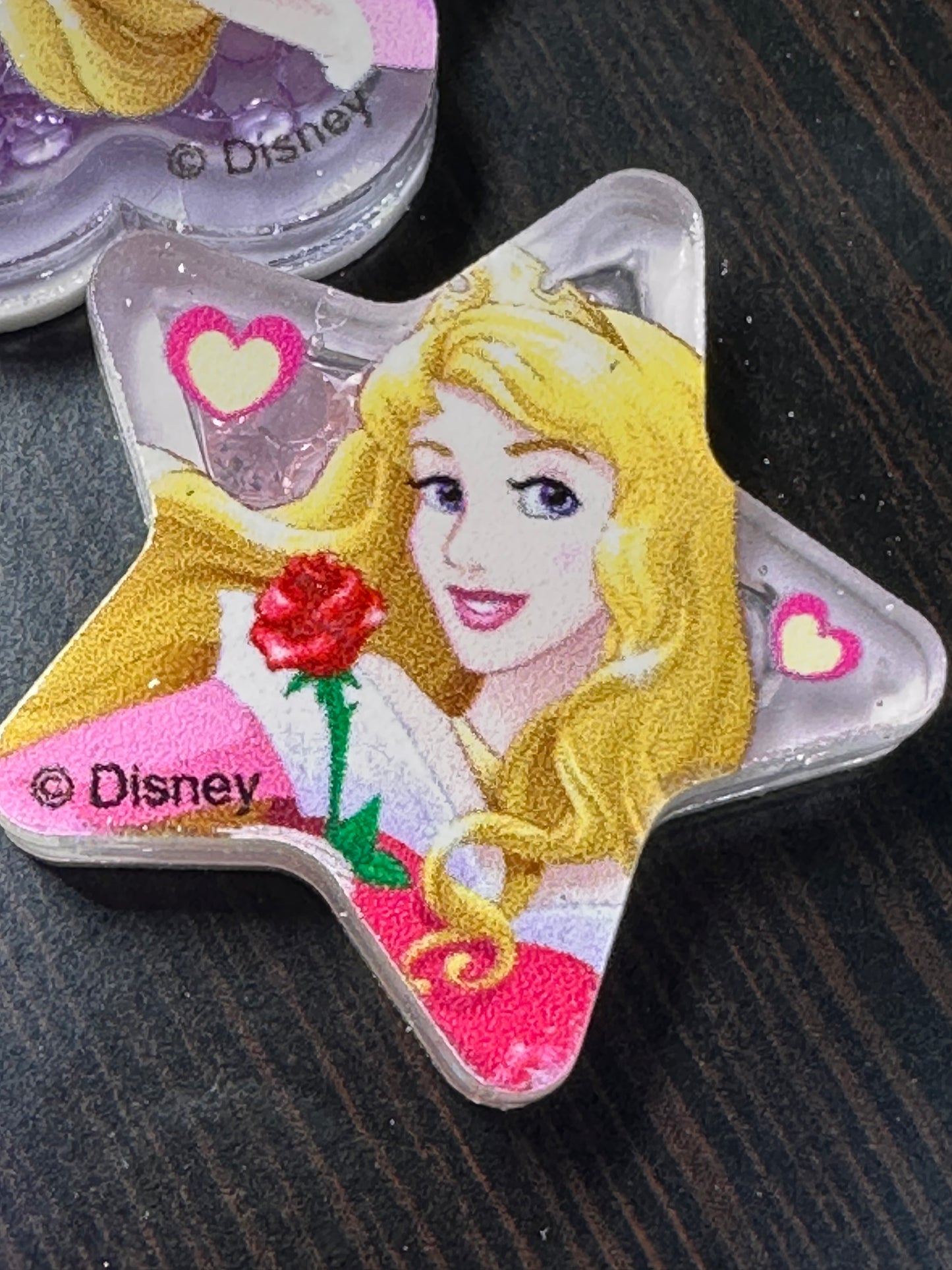 Set of 5 Glue On Princess Shaker boxes Charms – Flat Back Embellishments for DIY Crafts