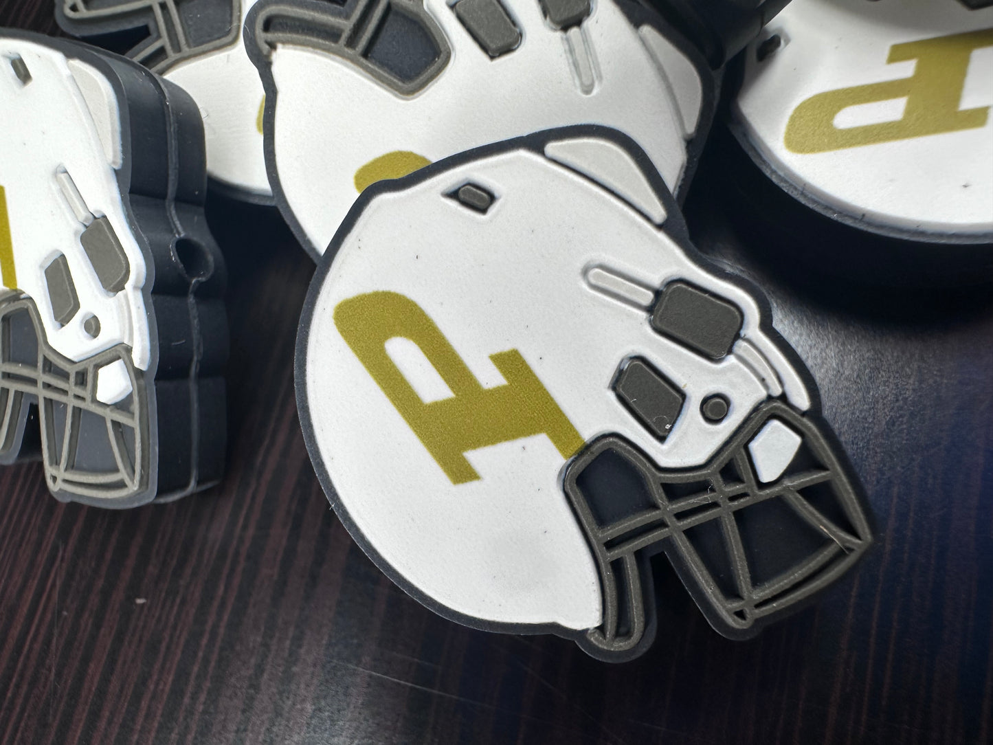 New! Perdue Boilermakers focal beads/college ball/Focal Bead/ beadable pen/ Silicone  bead/ keychain bead / Football/