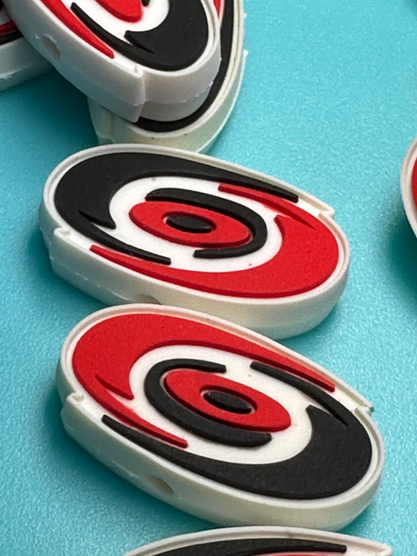 Carolina Hurricanes focal bead/ hockey/