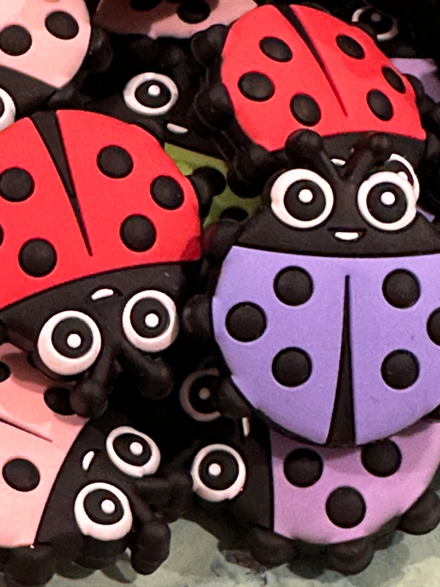 Lady bug shaped Focal Bead / ladybug