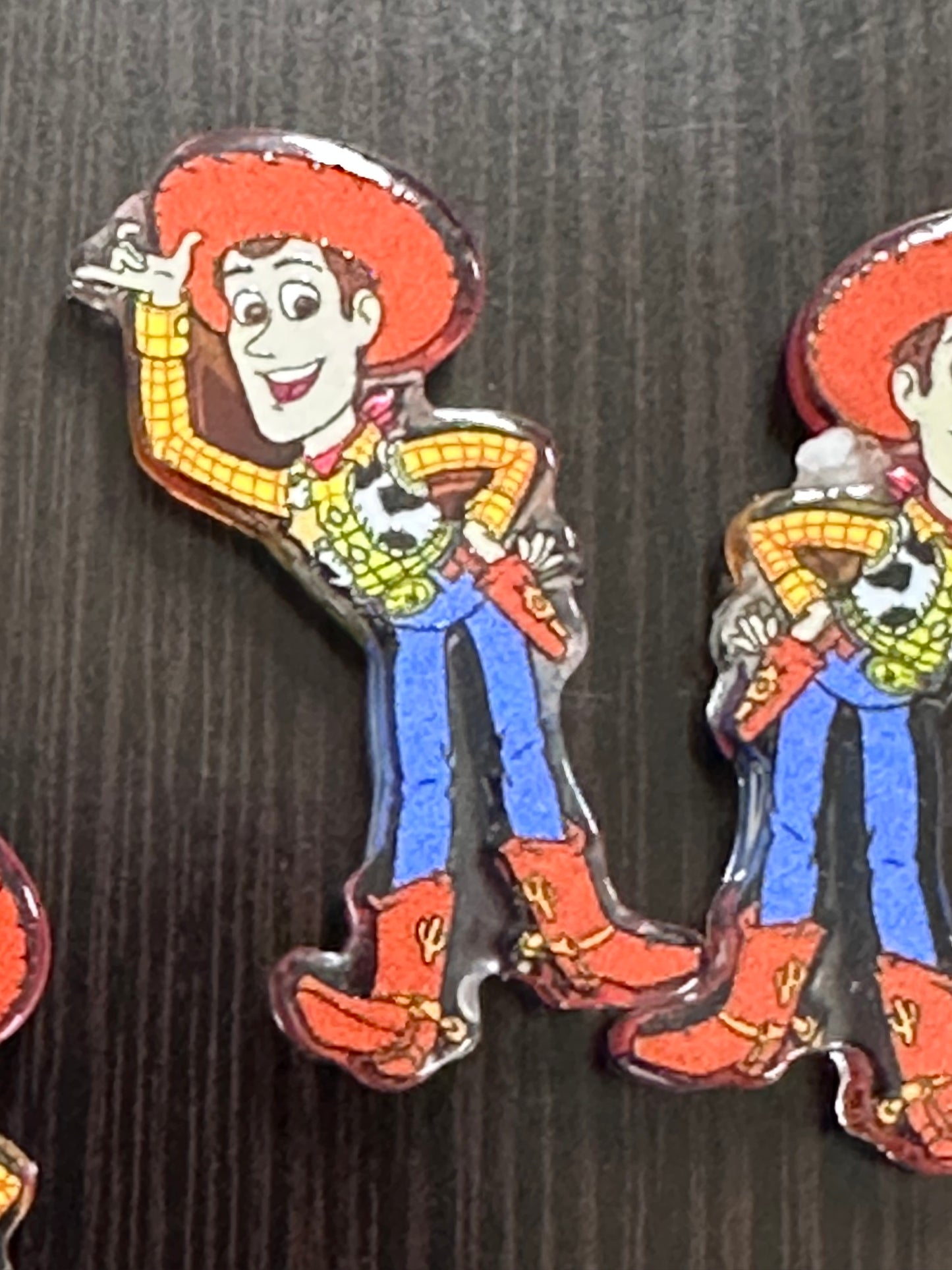 Cowboy acrylic focal bead- set of 2/ focal bead/ pen beading / keychain bead /