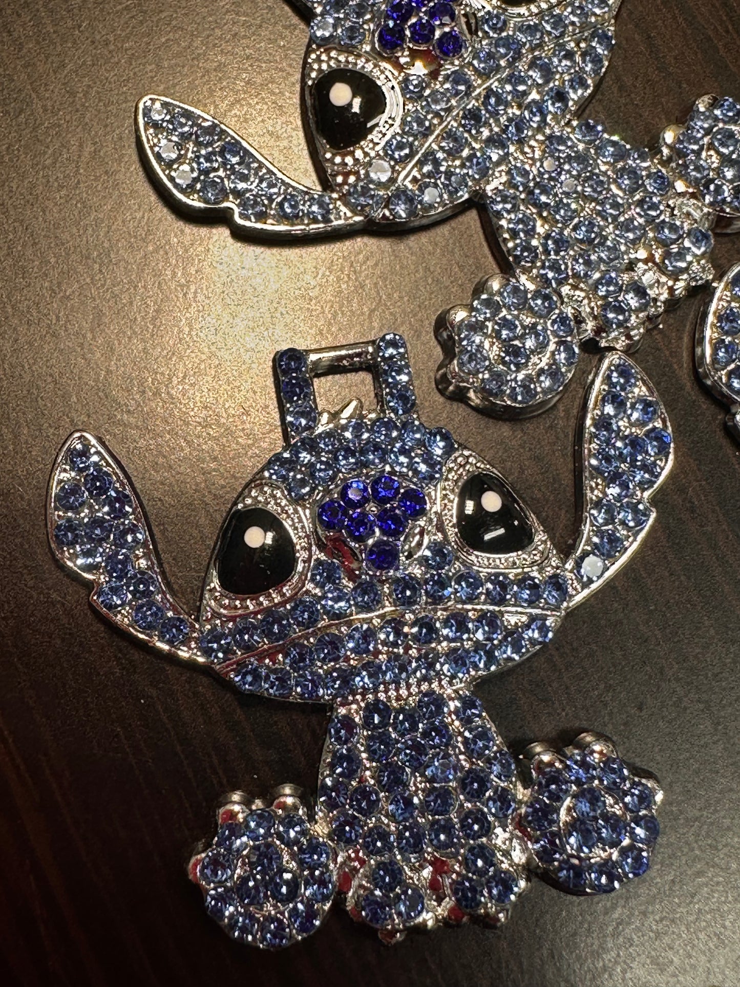 Large Blue guy Stit Enamel rhinestone metal charms/ DIY charm bracelet/ DIY necklace/ stit1/ earrings