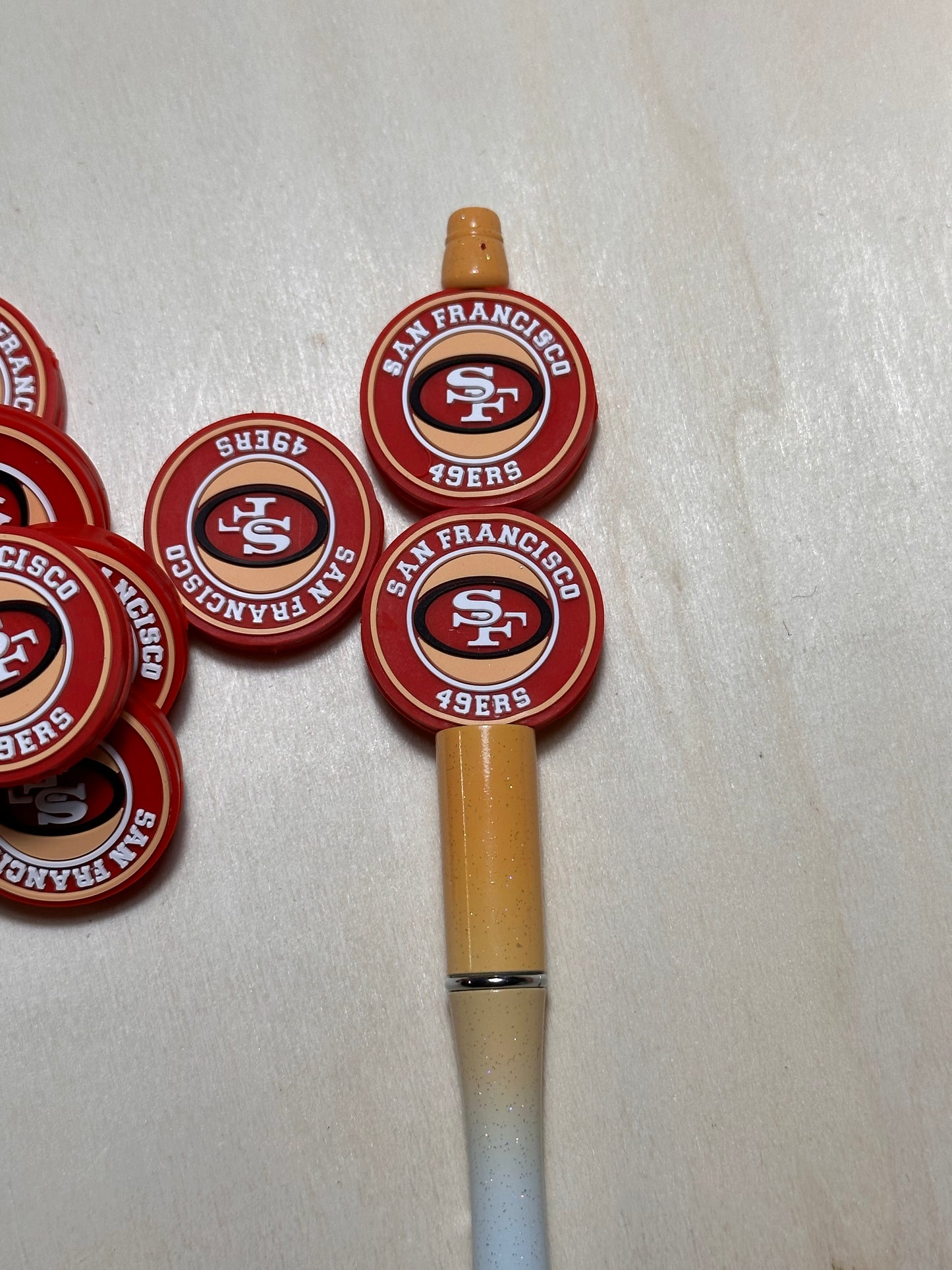 SF 49ers focal bead