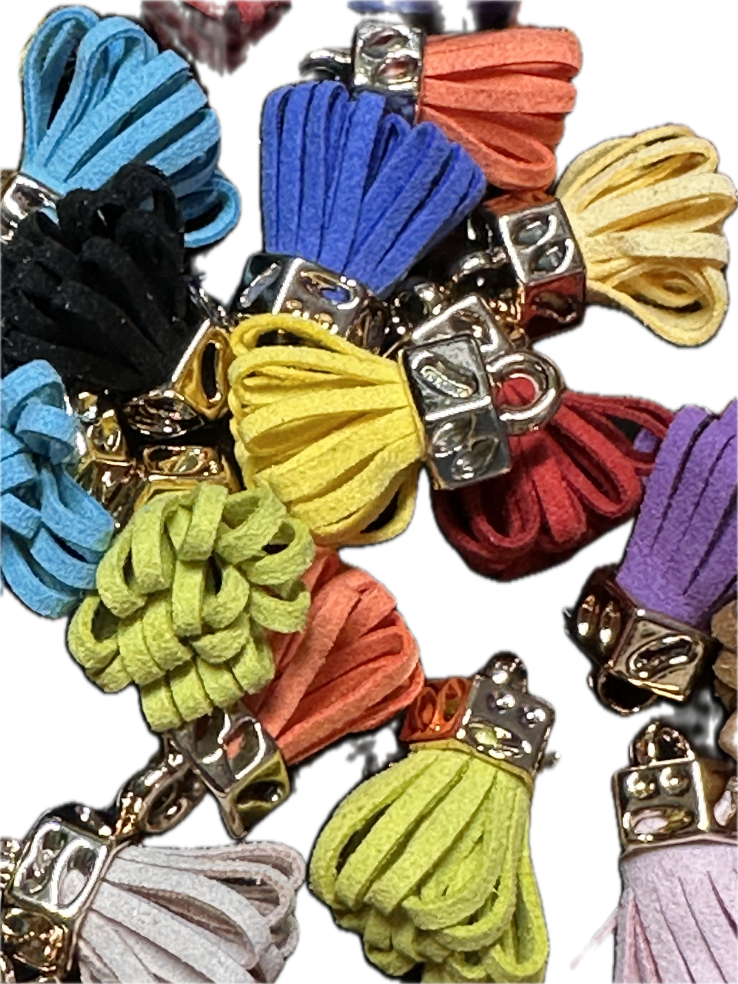 Keychain tassels / tassel pendants