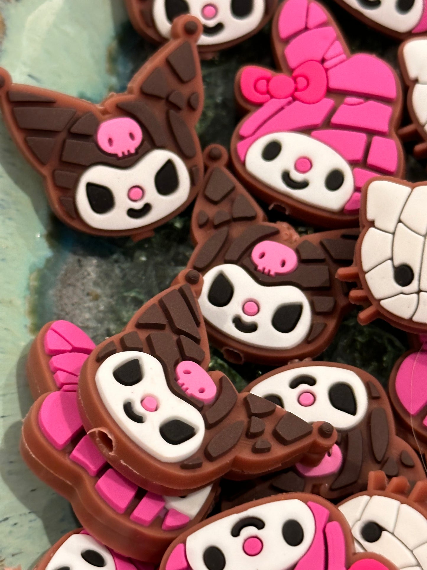 Cookie focal beads