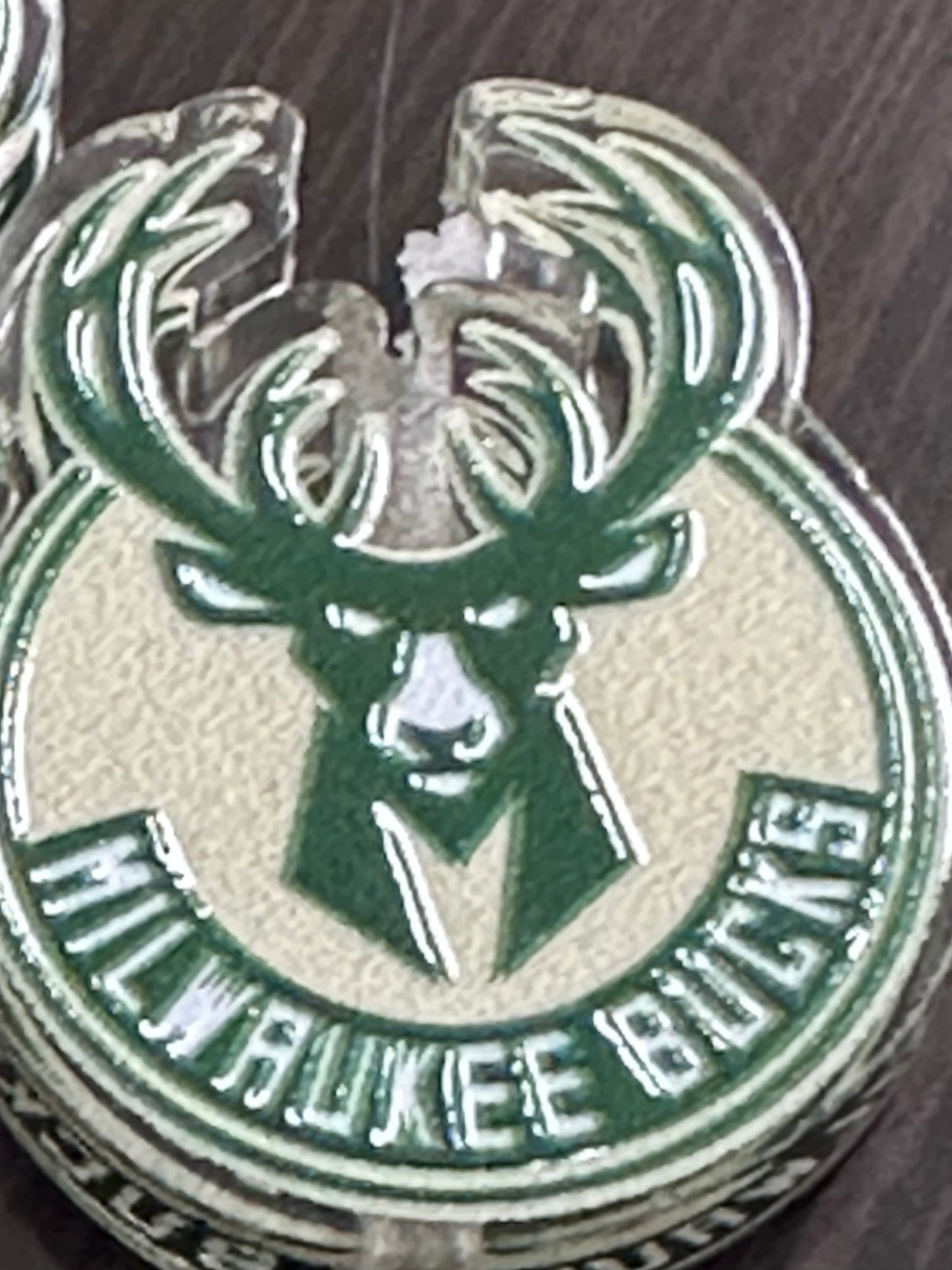 Milwaukee acrylic focal bead- set of 2/ focal bead/ pen beading / keychain bead/