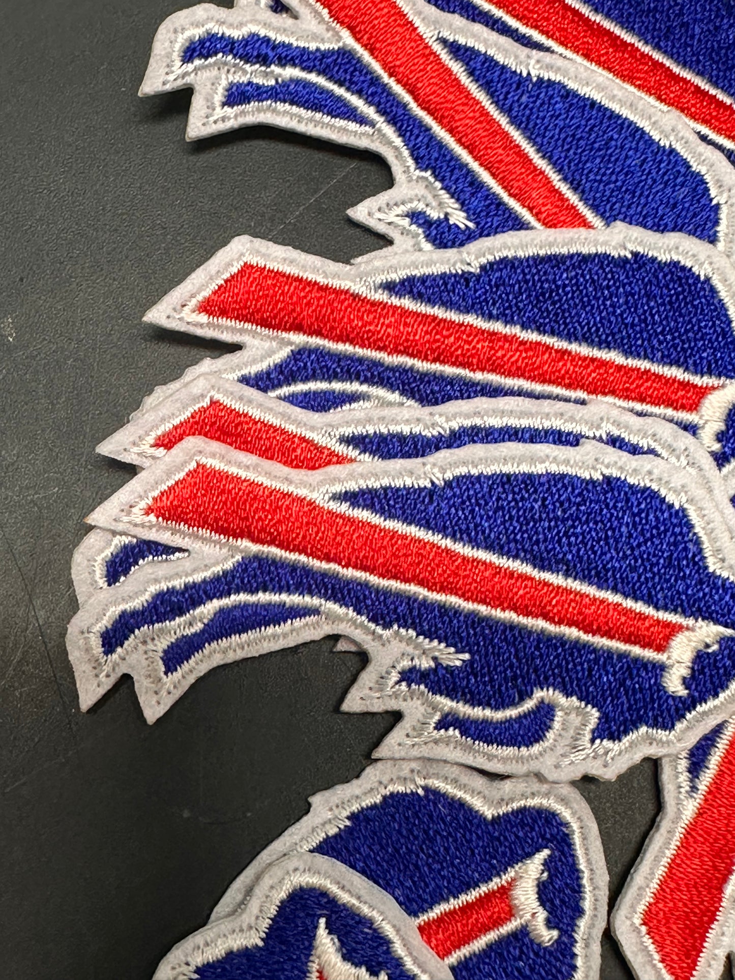 BUFFALO BILLS /IRON ON PATCH/ SIZE SMALL/ QUALITY MATERIAL/FABRIC PATCHES/FOOTBALL TEAM