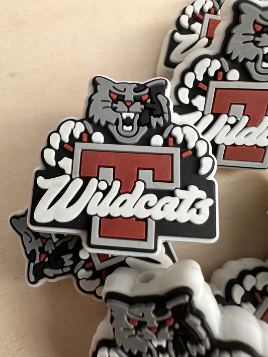 Toppenish wildcats focal bead/ high school