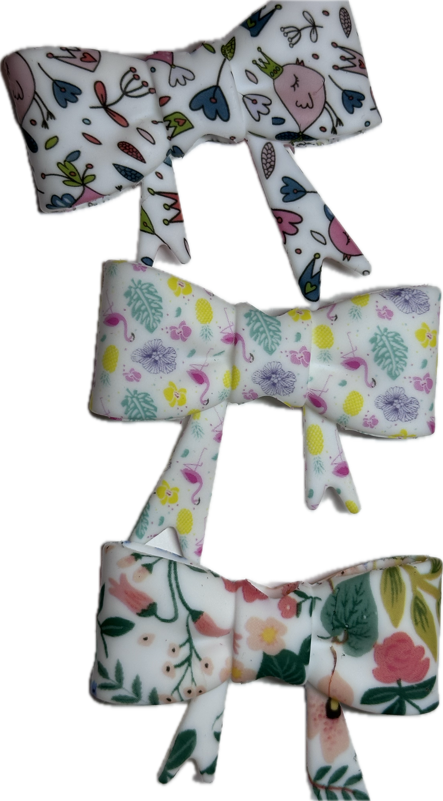 Silicone Bows Focal Bead • Floral Bow Charm • DIY Beaded Pen/ 3 styles to choose from