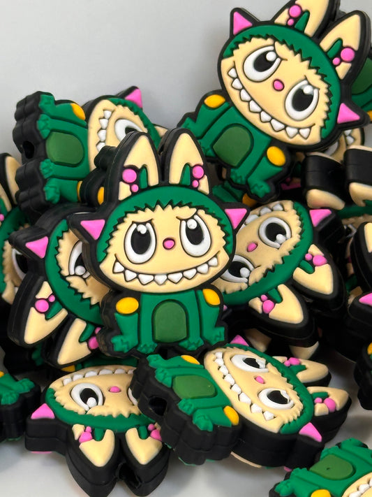 LaBubu focal bead/ silicone bead for pen beading/monster