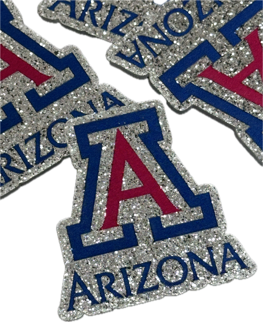 University of Arizona -set of two (2) Badge Reel acrylic pieces/ cute print/ badge reel/ DIY keychain/ Wildcats