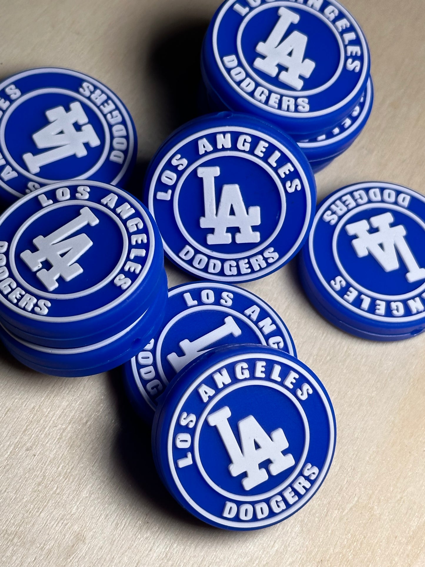 LA Dodgers focal bead/ baseball/ #2