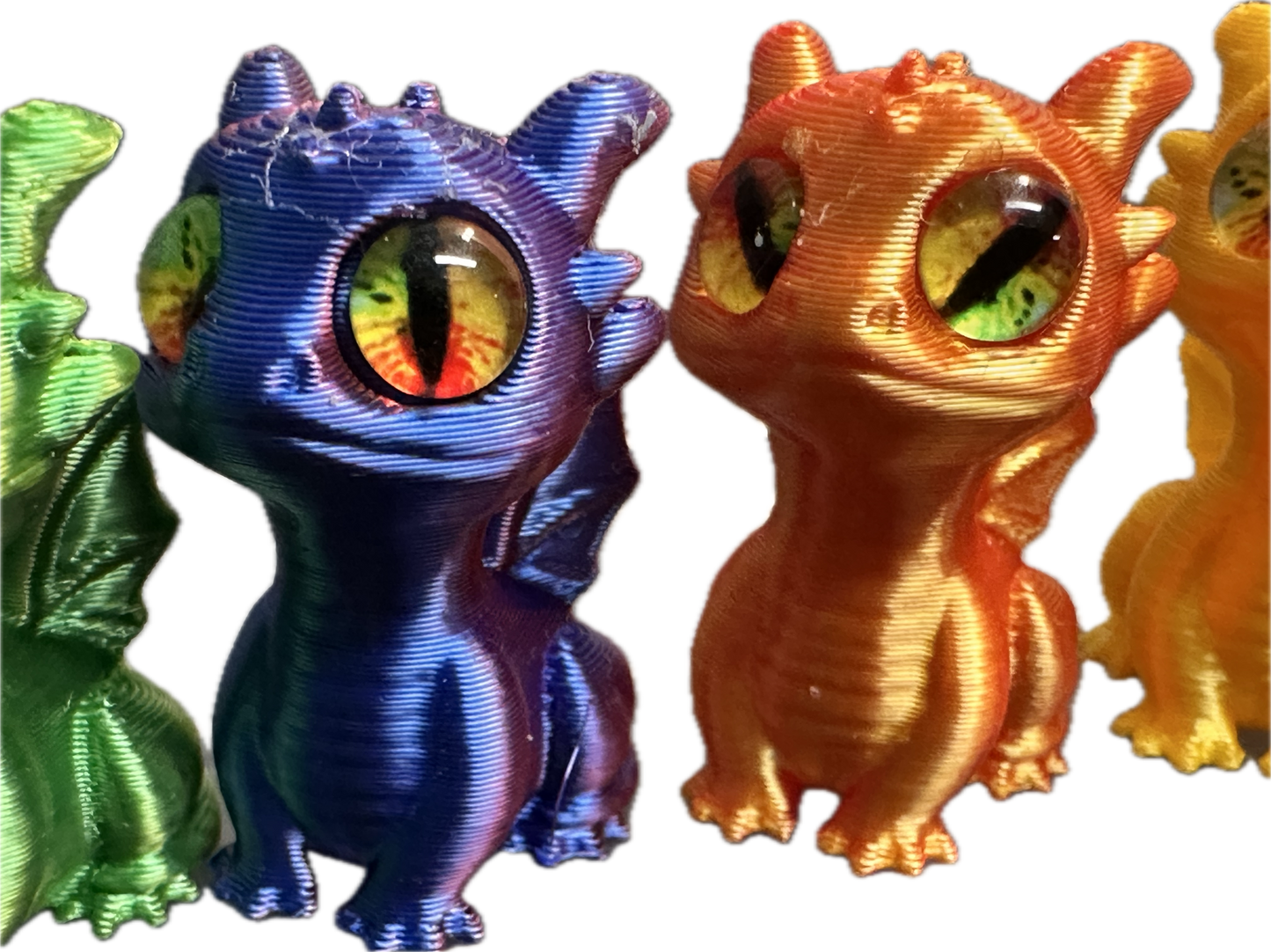 3D Dragon Bead/ beadable pen/ clay bead/ keychain bead/DIY/ cat eyes