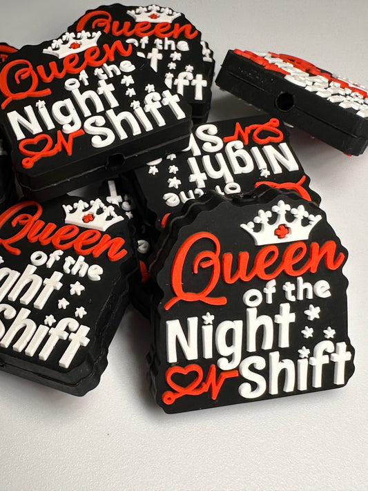 Queen of night shift/ silicone focal bead/ pen beading/ DIY bead/ nurse