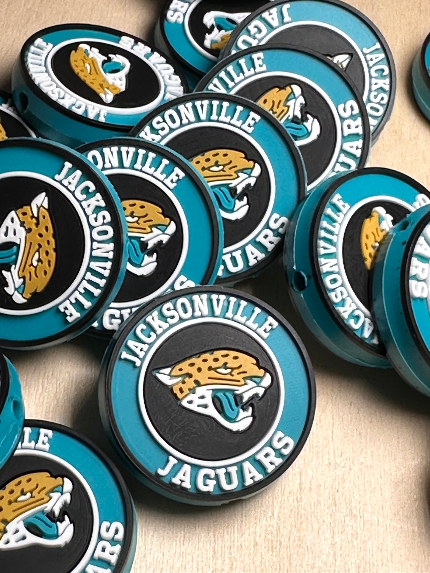 Jacksonville Jaguars focal bead / #2