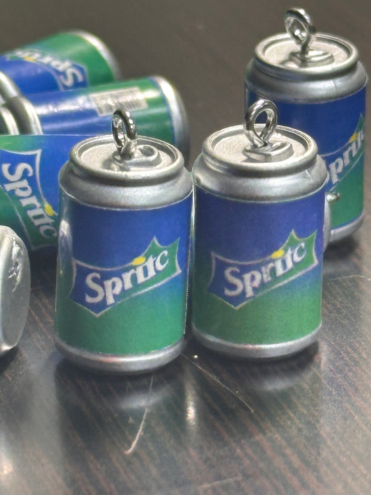 Beverage Soda Pop drink can charm/acrylic beer/ pendant/ DIY charm bracelet/ DIY necklace