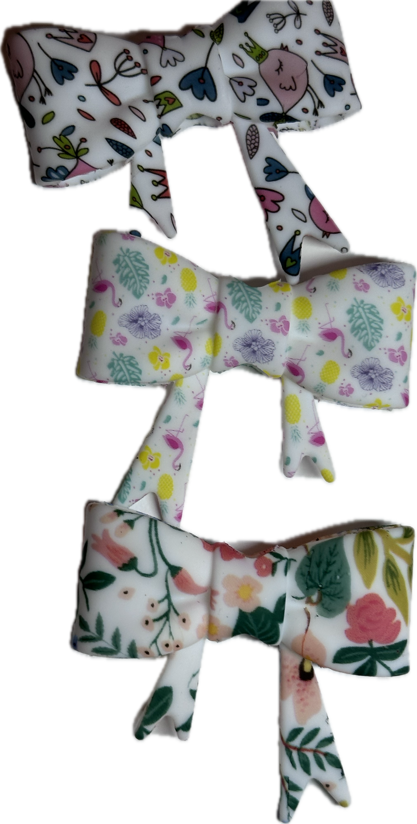 Silicone Bows Focal Bead • Floral Bow Charm • DIY Beaded Pen/ 3 styles to choose from