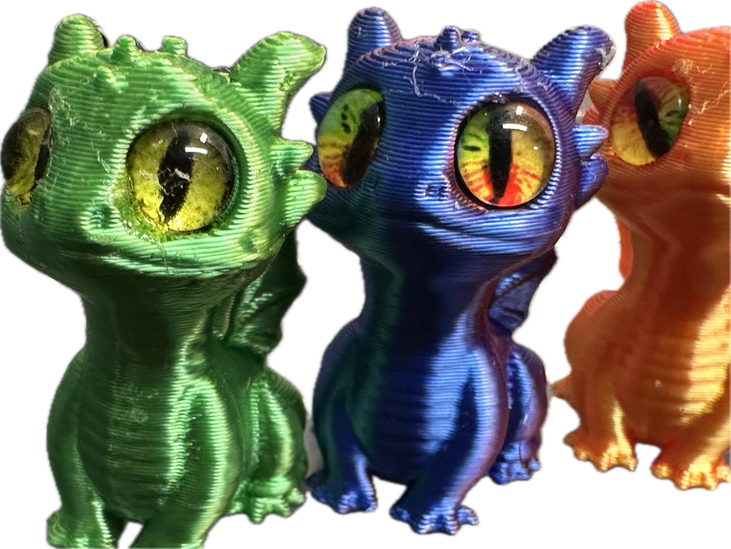 3D Dragon Bead/ beadable pen/ clay bead/ keychain bead/DIY/ cat eyes